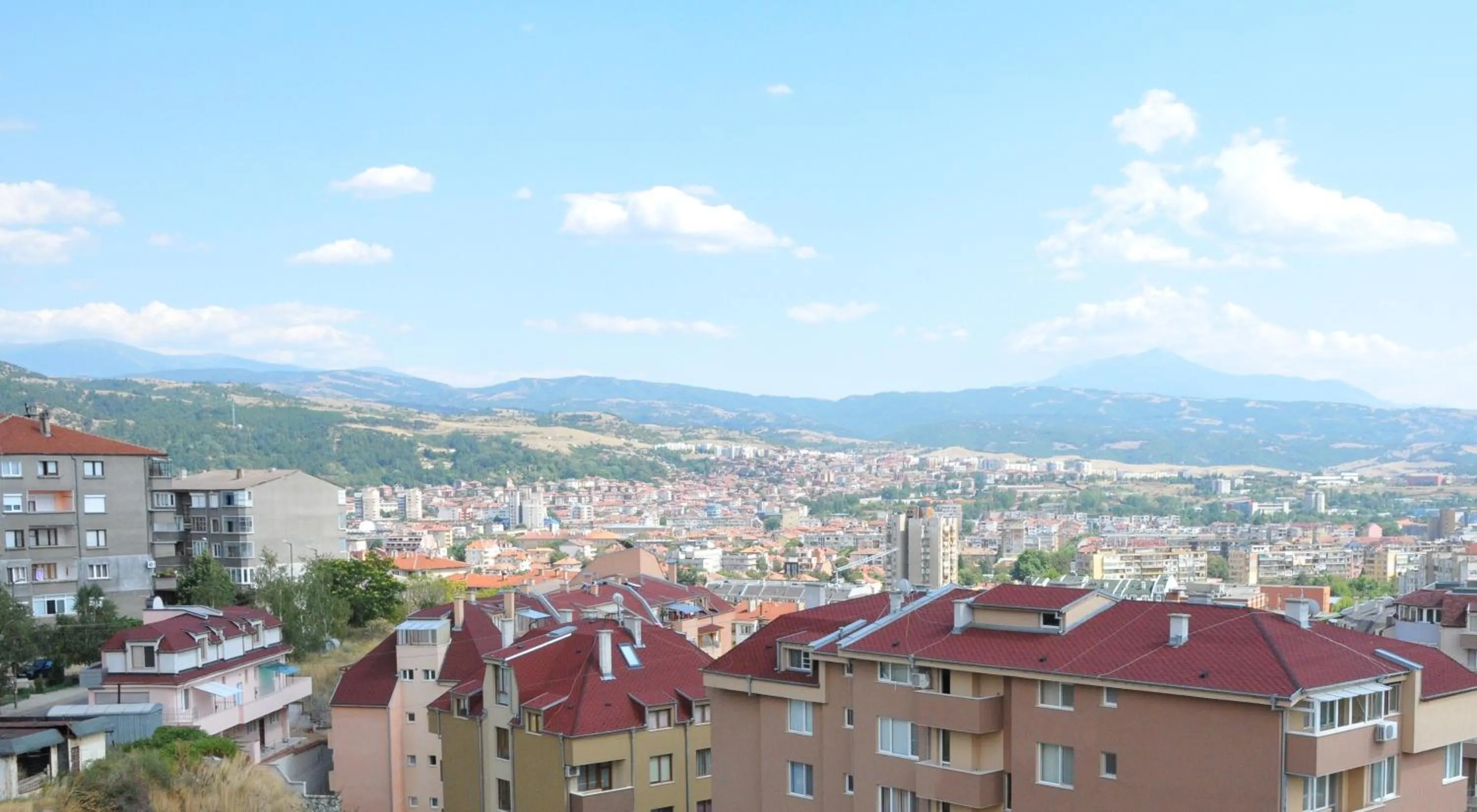 Bird's eye view in City Blagoevgrad Family Hotel