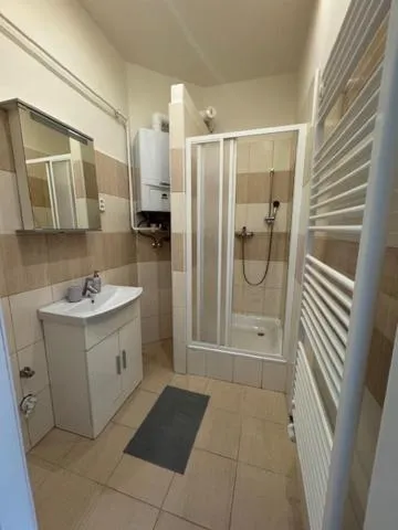 Shower in Welcome Hostel & Apartments Praguecentre