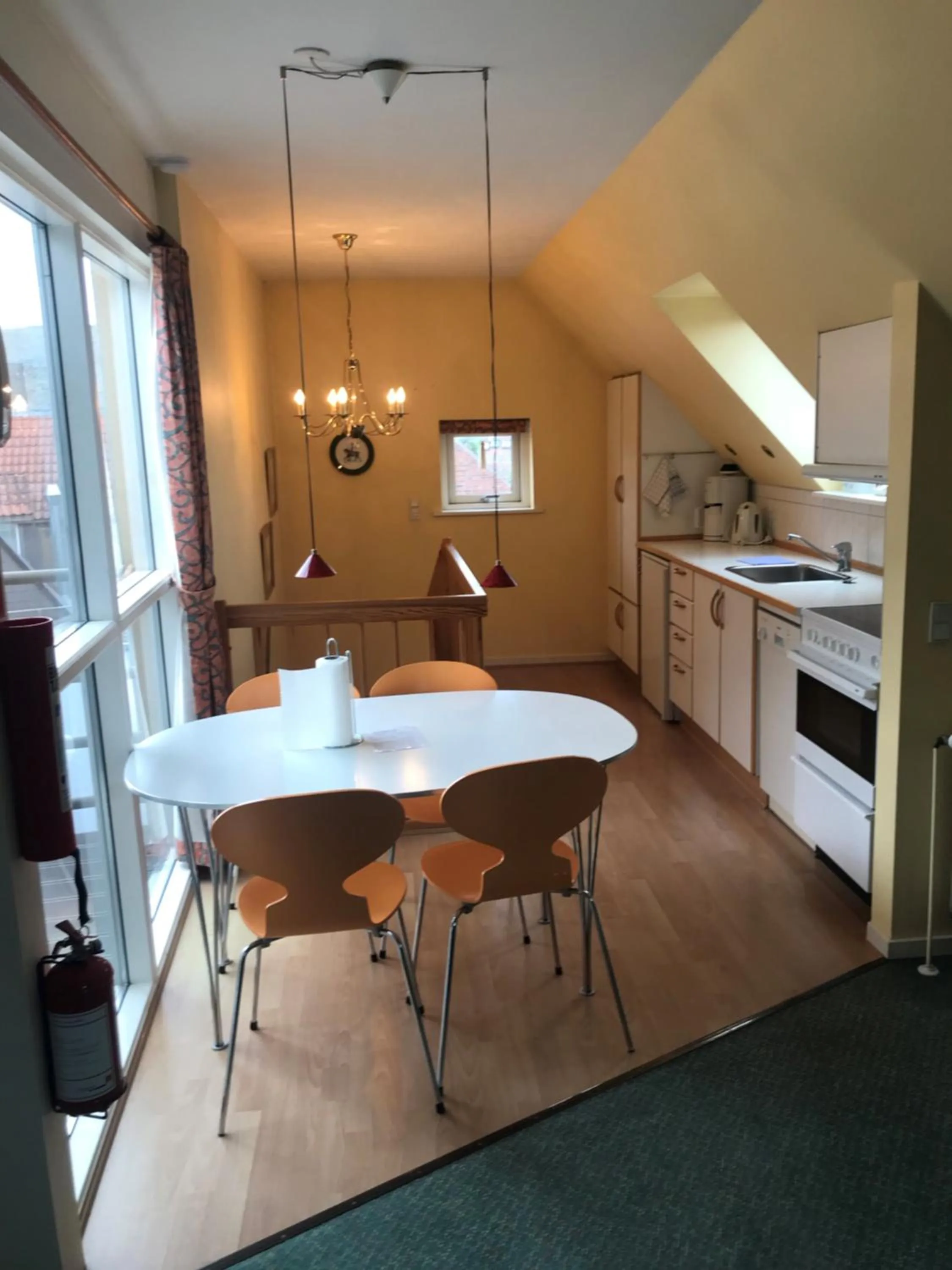 Kitchen or kitchenette in City Hotel Apartments