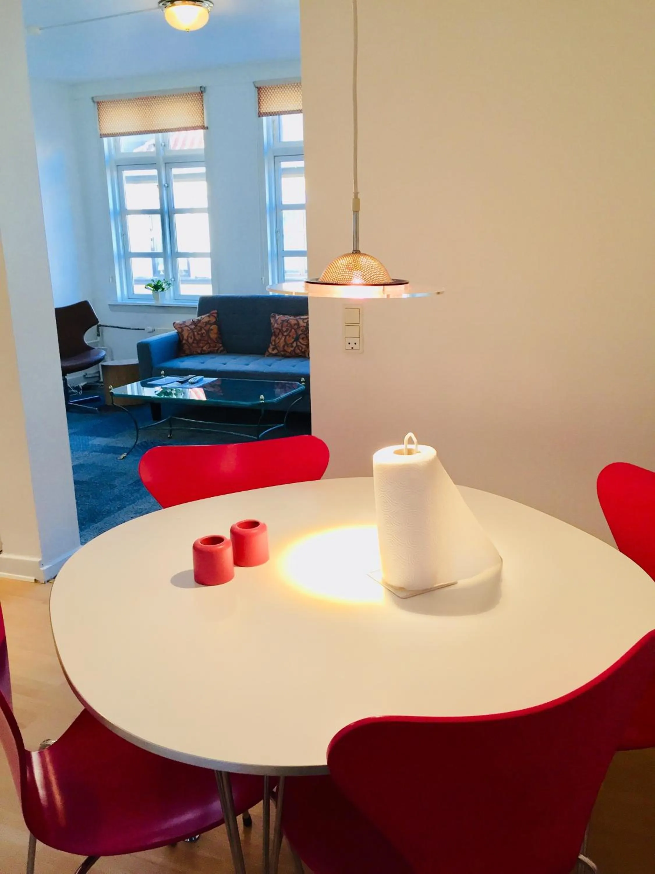 Seating area in City Hotel Apartments