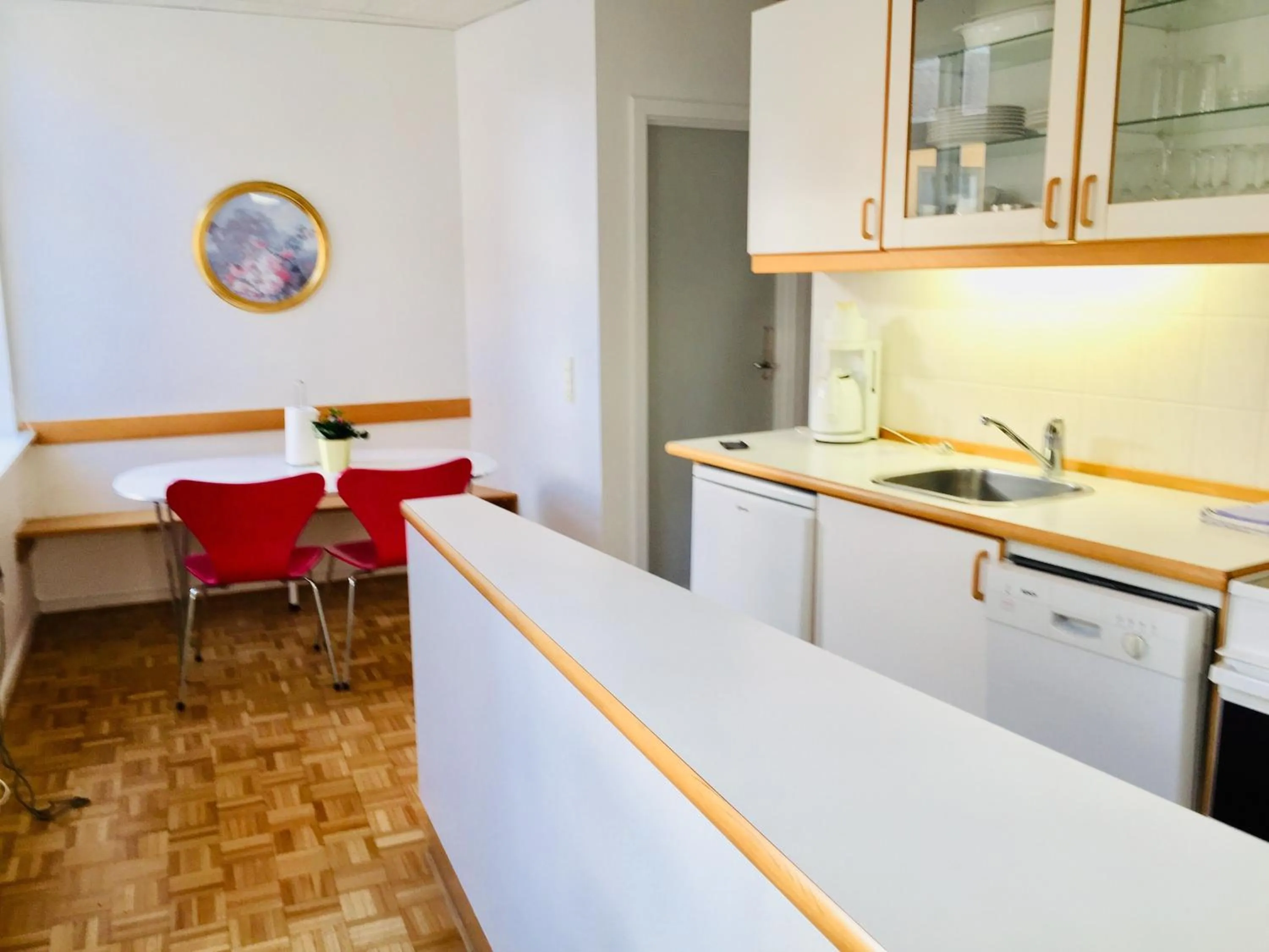 Kitchen or kitchenette in City Hotel Apartments