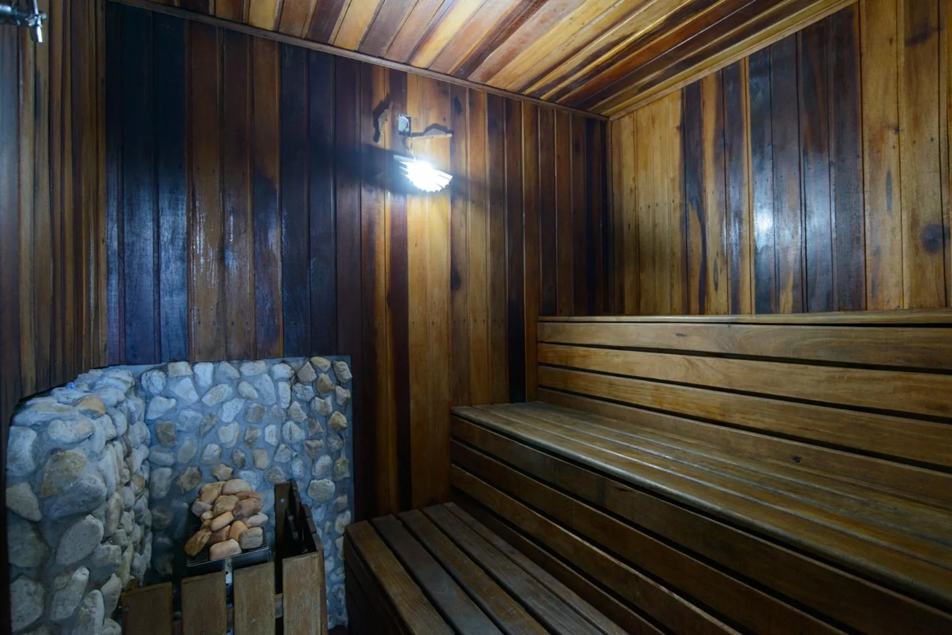 Sauna in Faro Hotel Taubaté