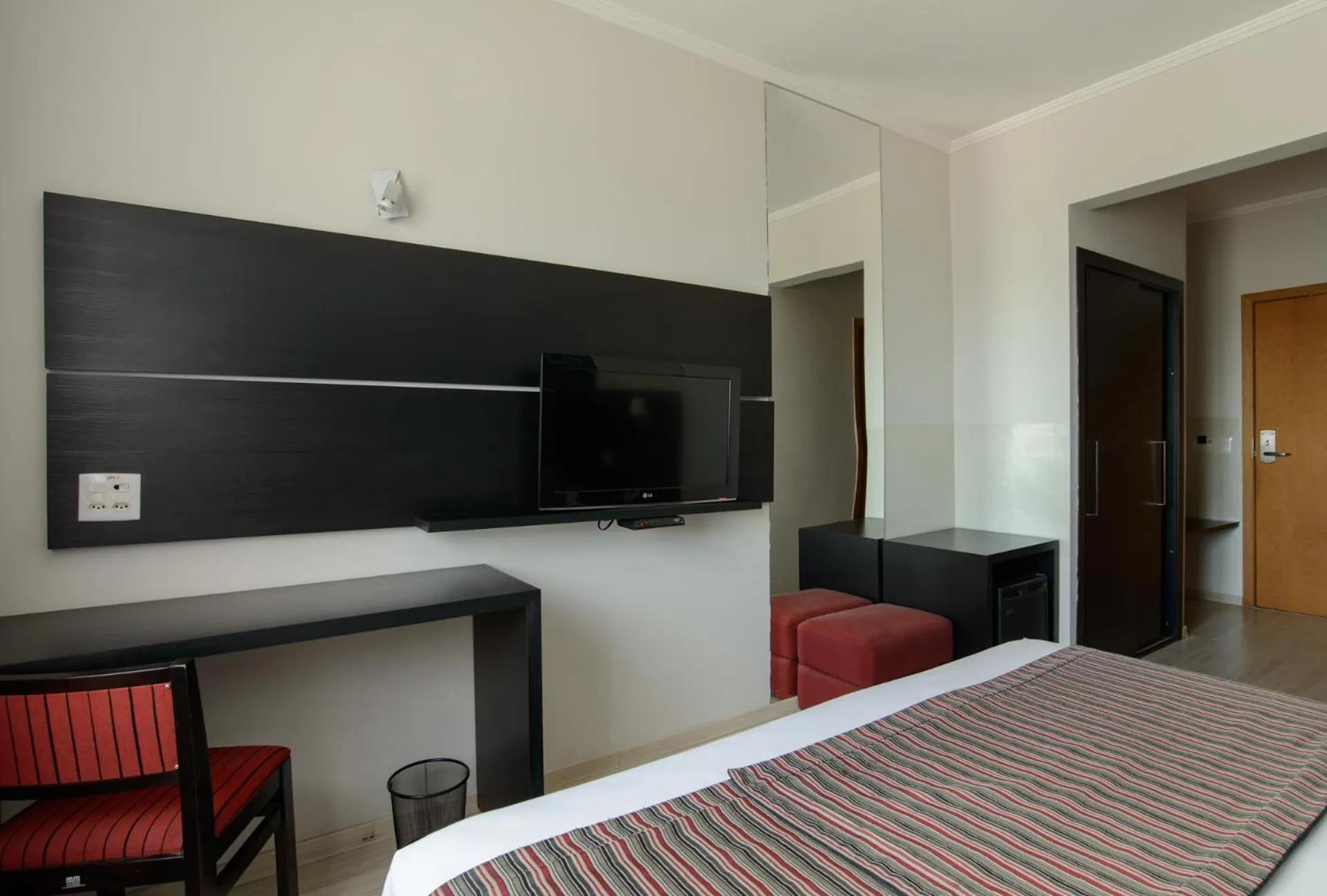 Bed in Faro Hotel Taubaté