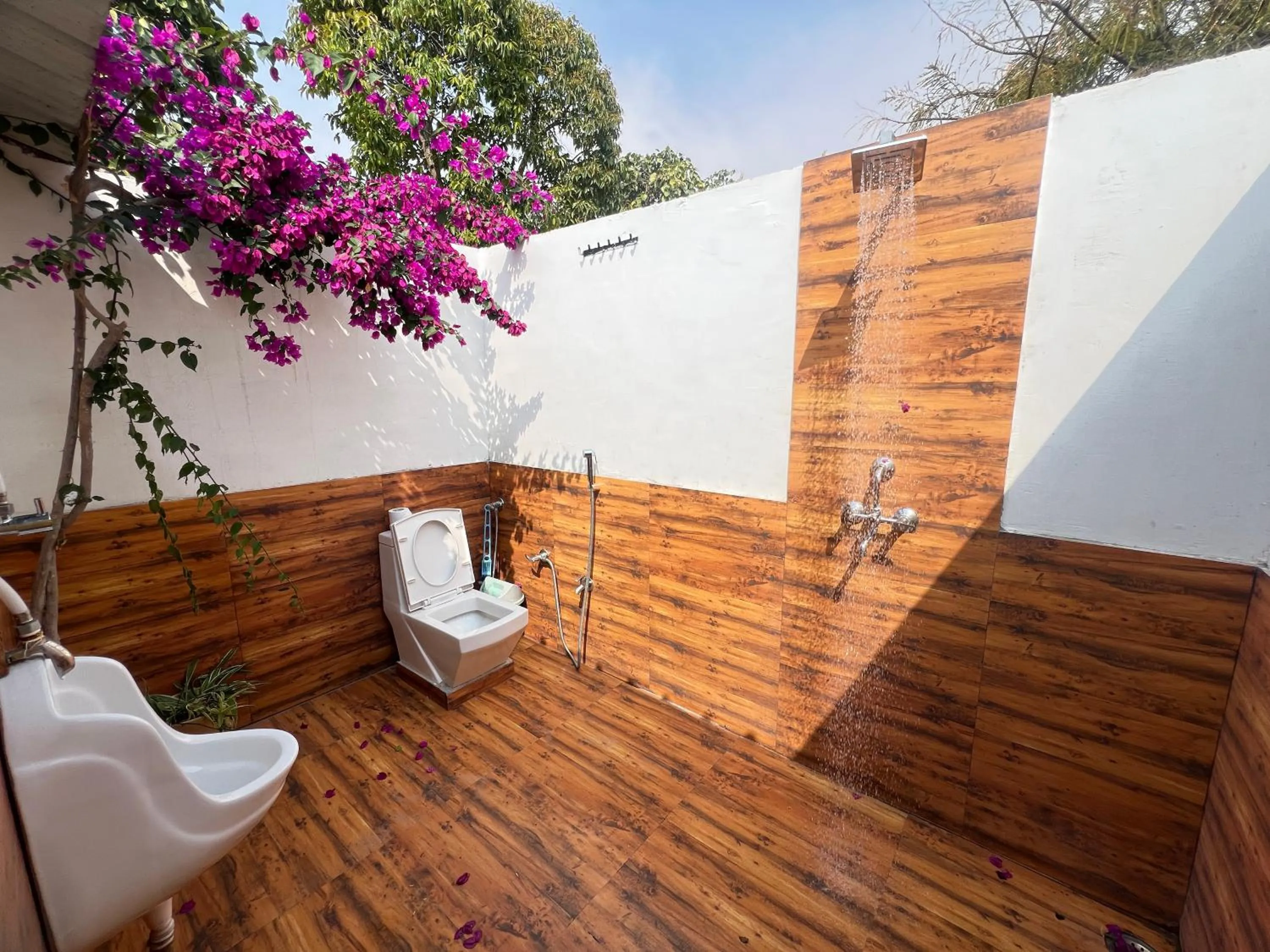 Shower in Namaste India