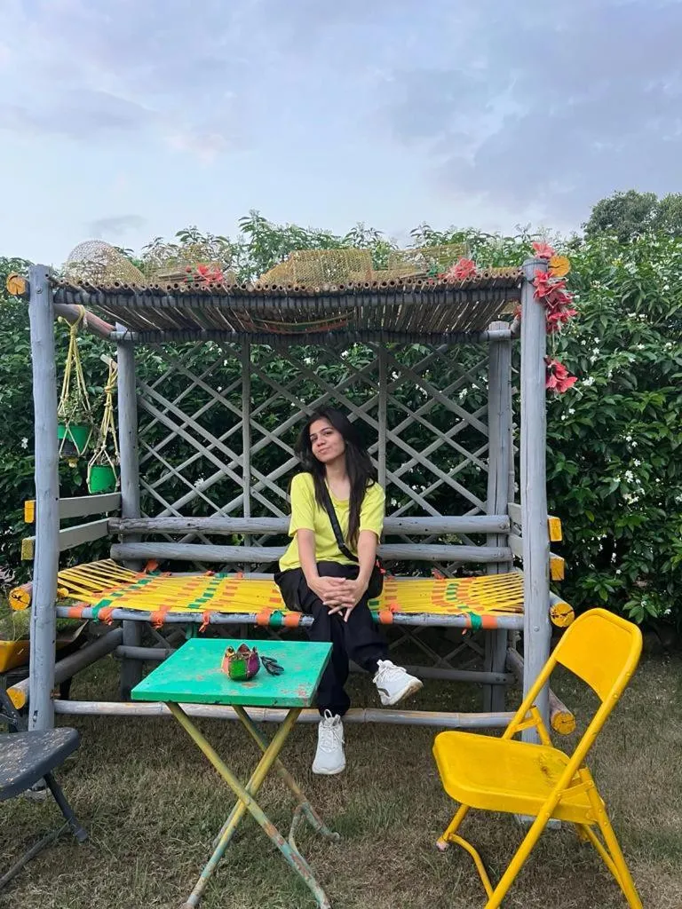 Seating area in Namaste India