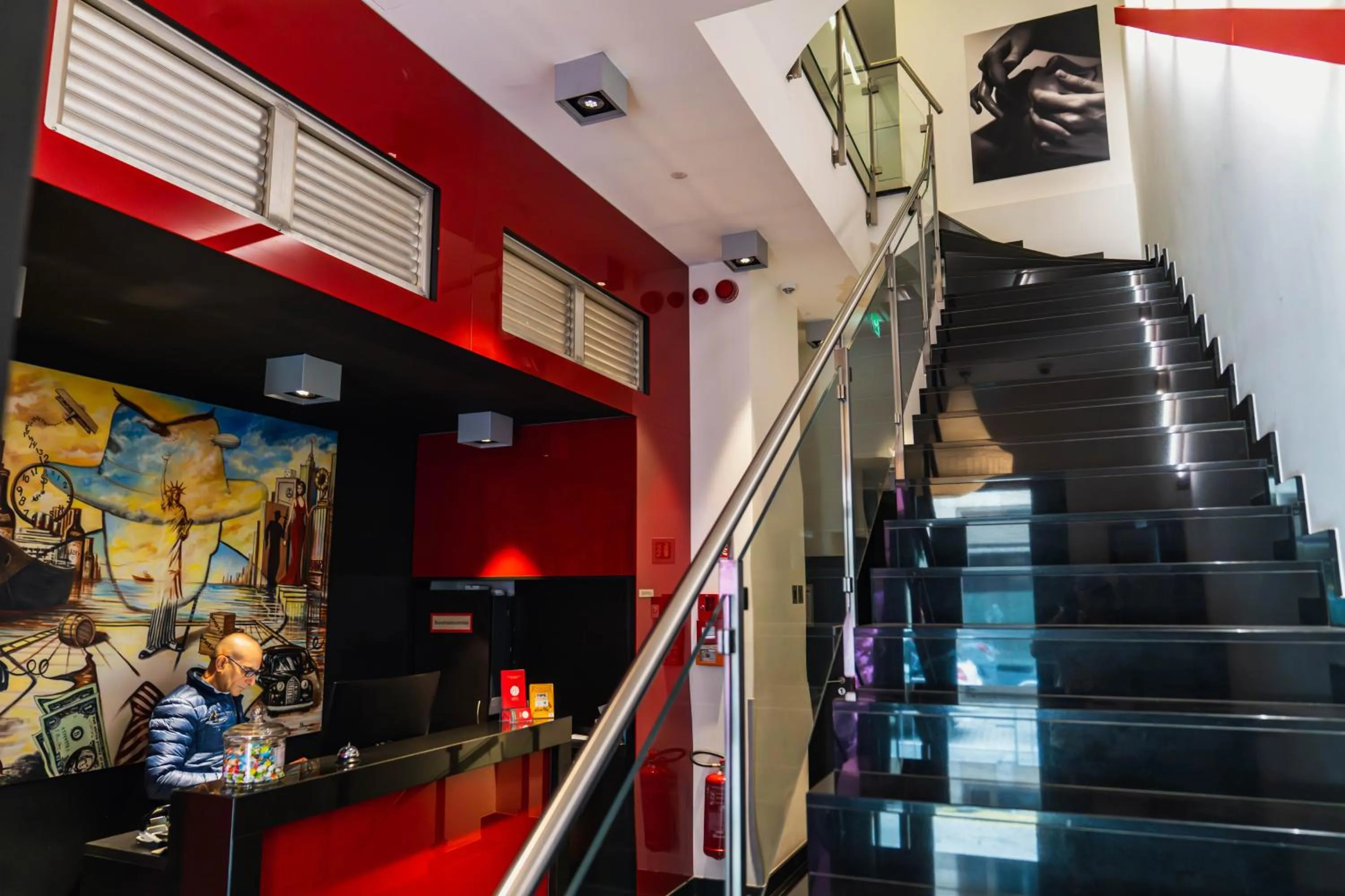 Lobby or reception in Hotel Grey