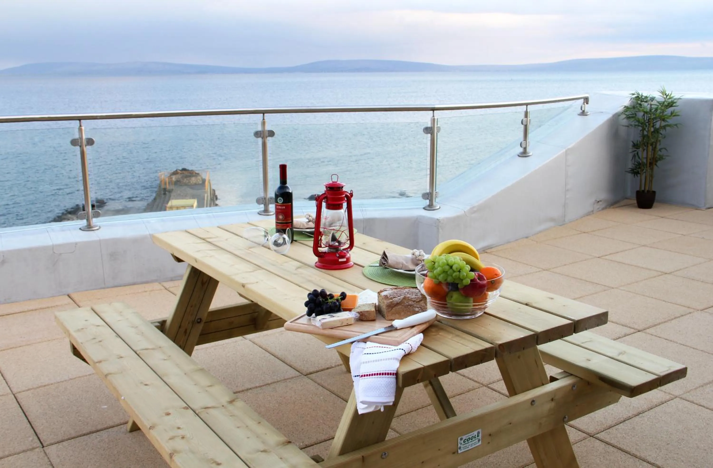 Balcony/Terrace in Galway Bay Sea View Apartments