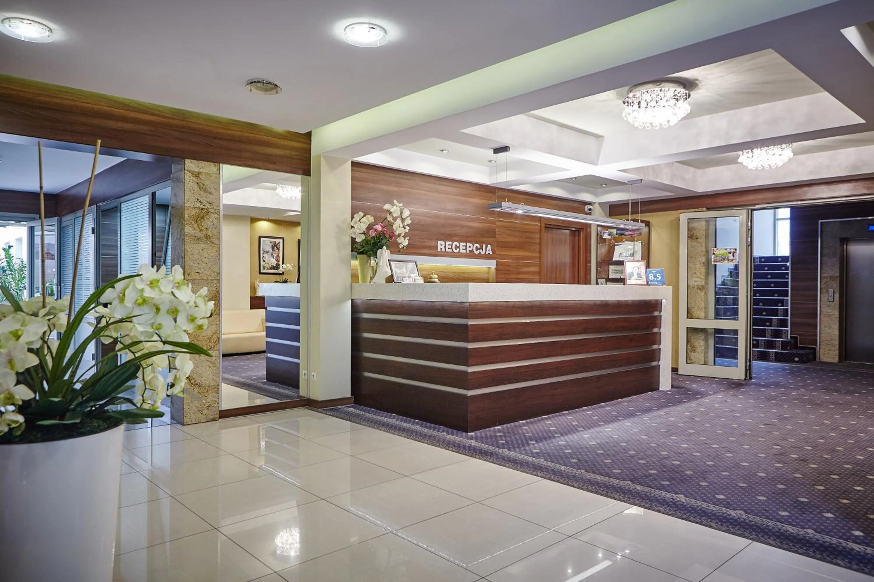 Lobby or reception in Hotel Rad