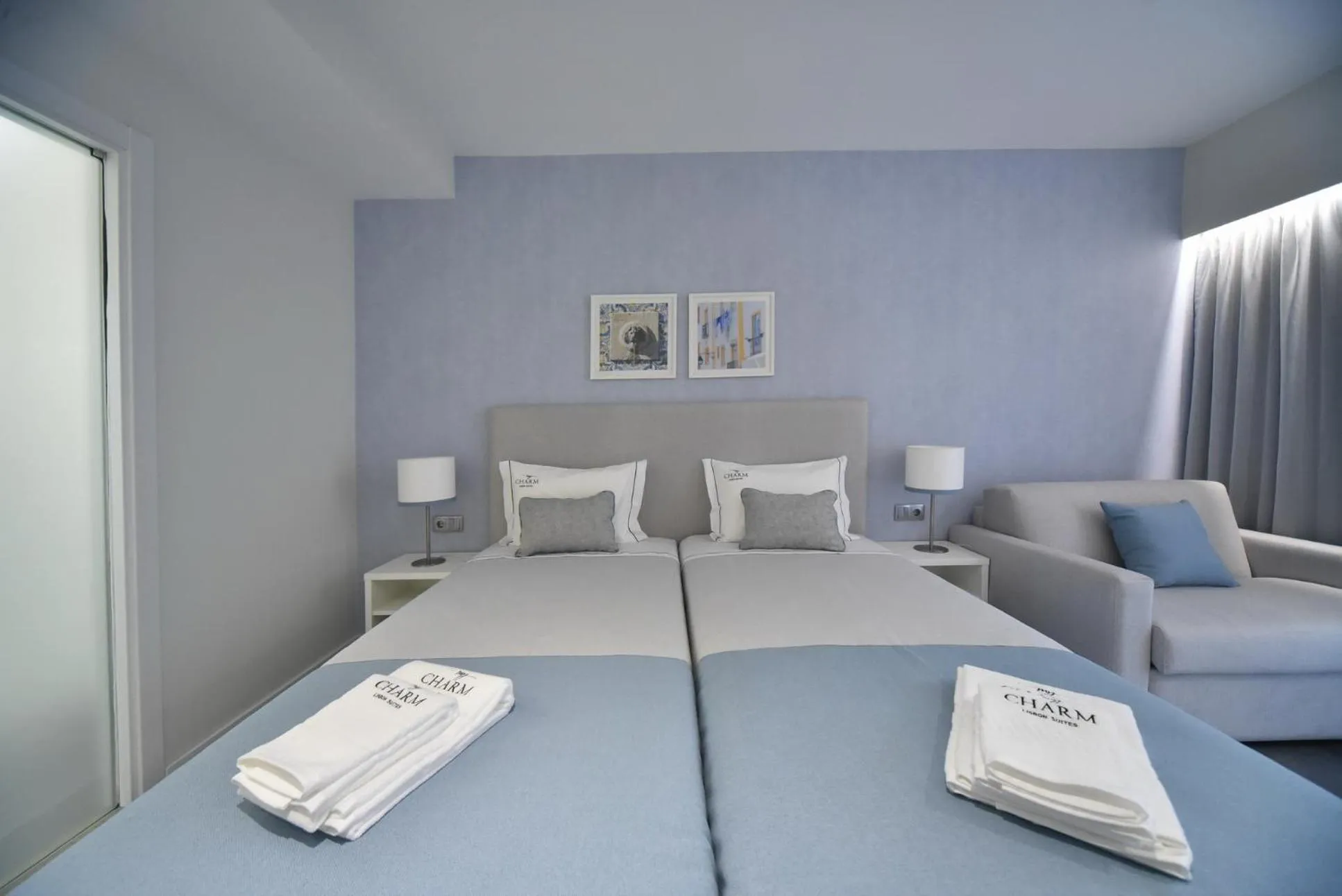 Bed in My Charm Lisbon Suites