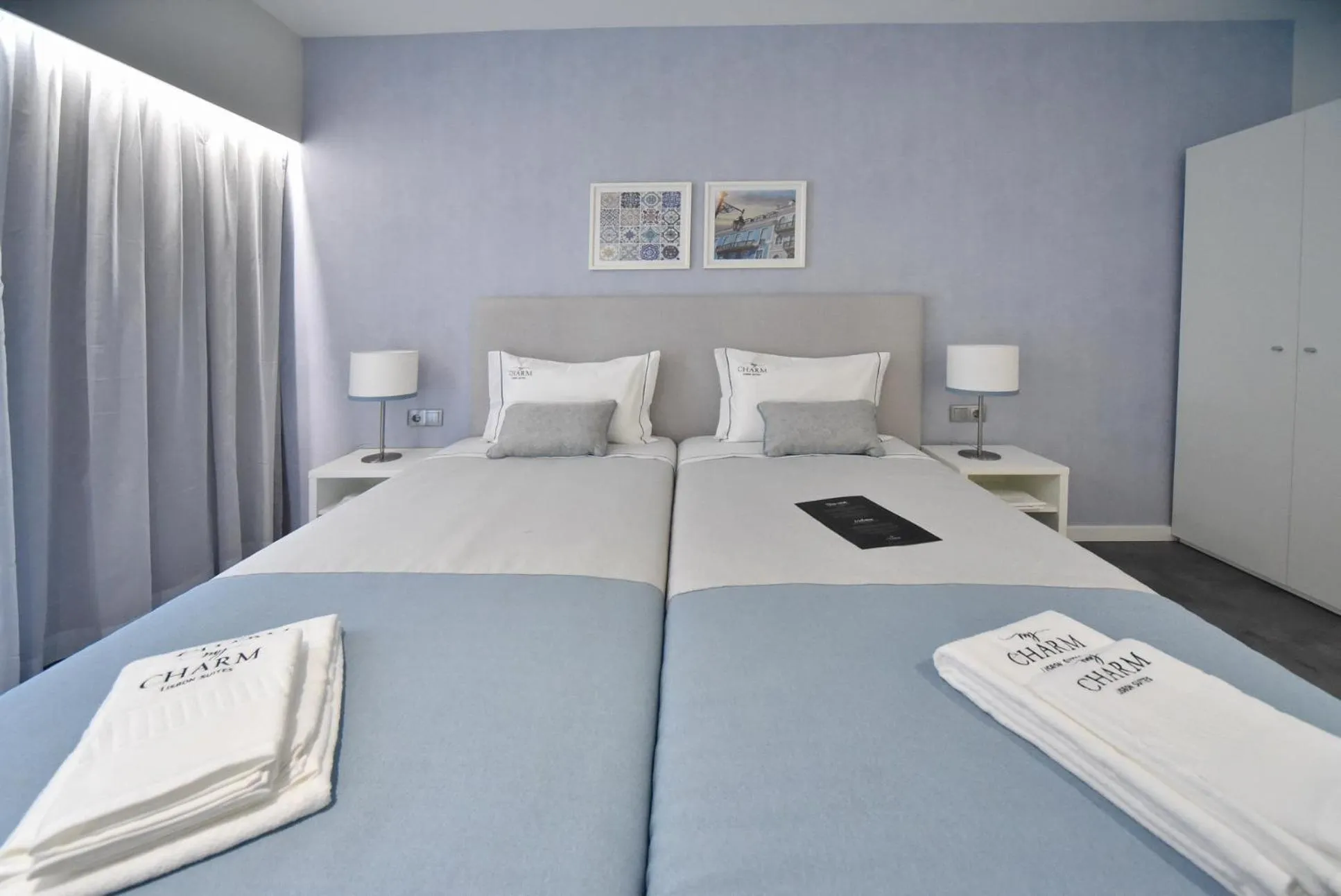 Bed in My Charm Lisbon Suites