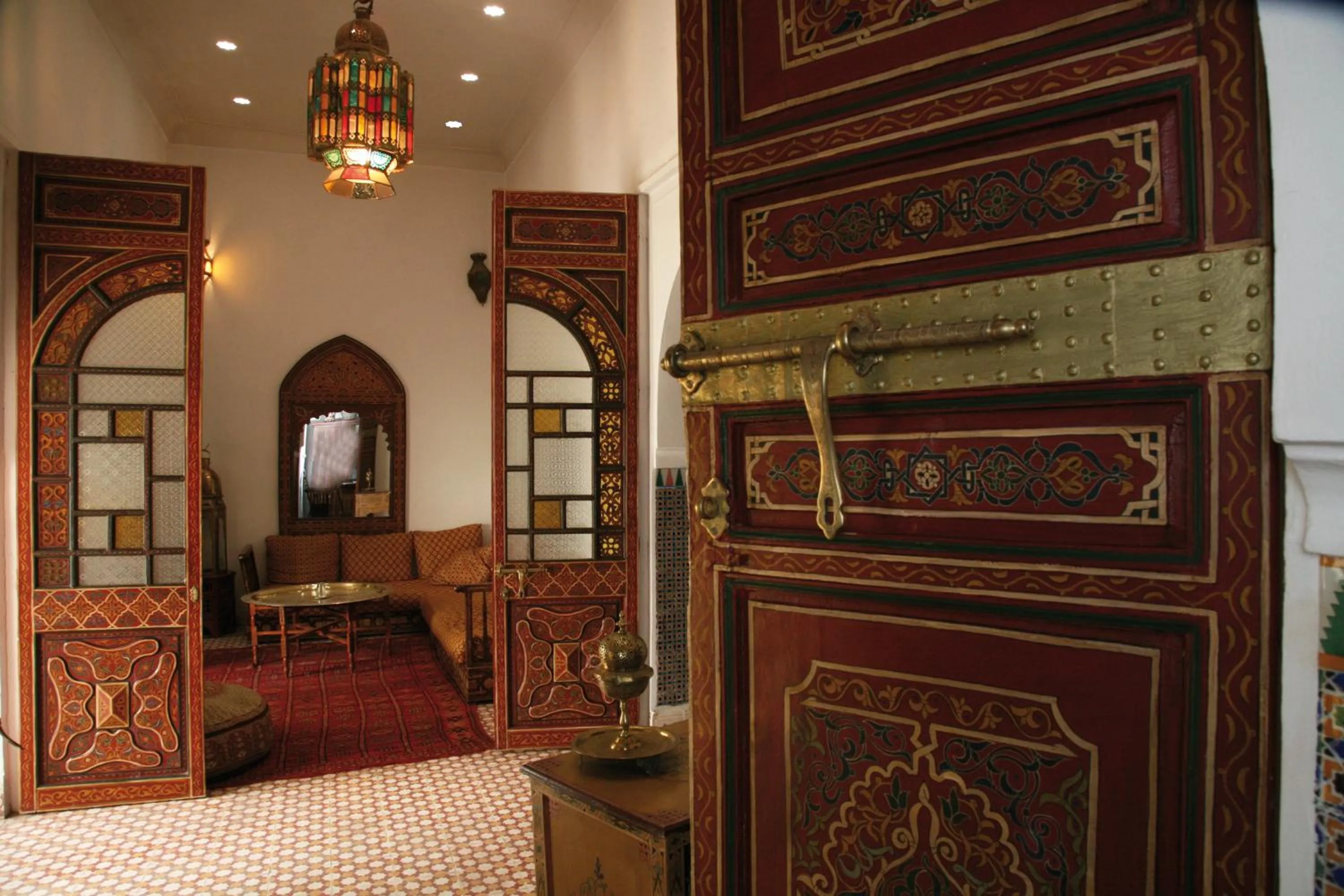 Seating area in Riad Ifoulki