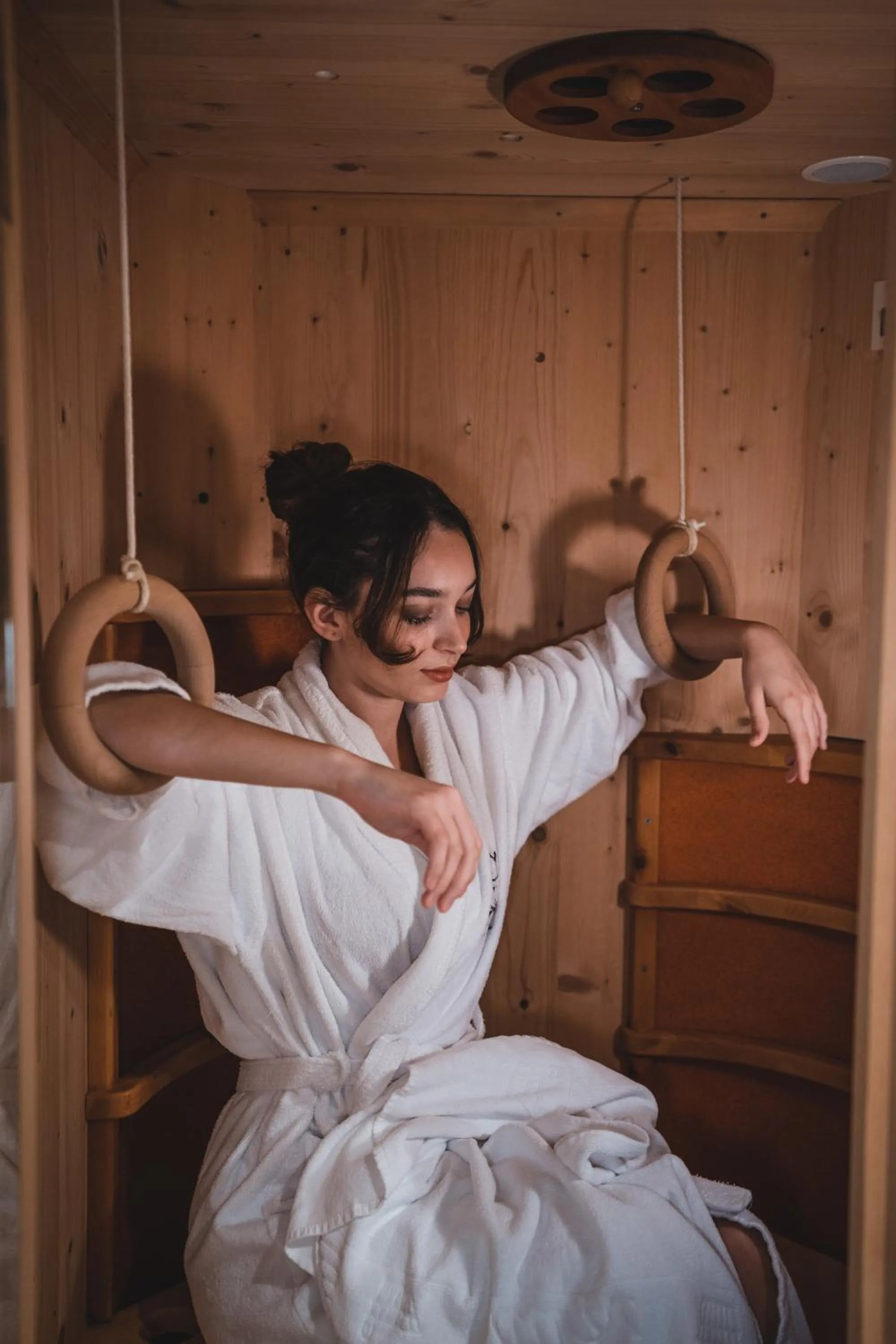 Sauna, Bed in Hotel Royal