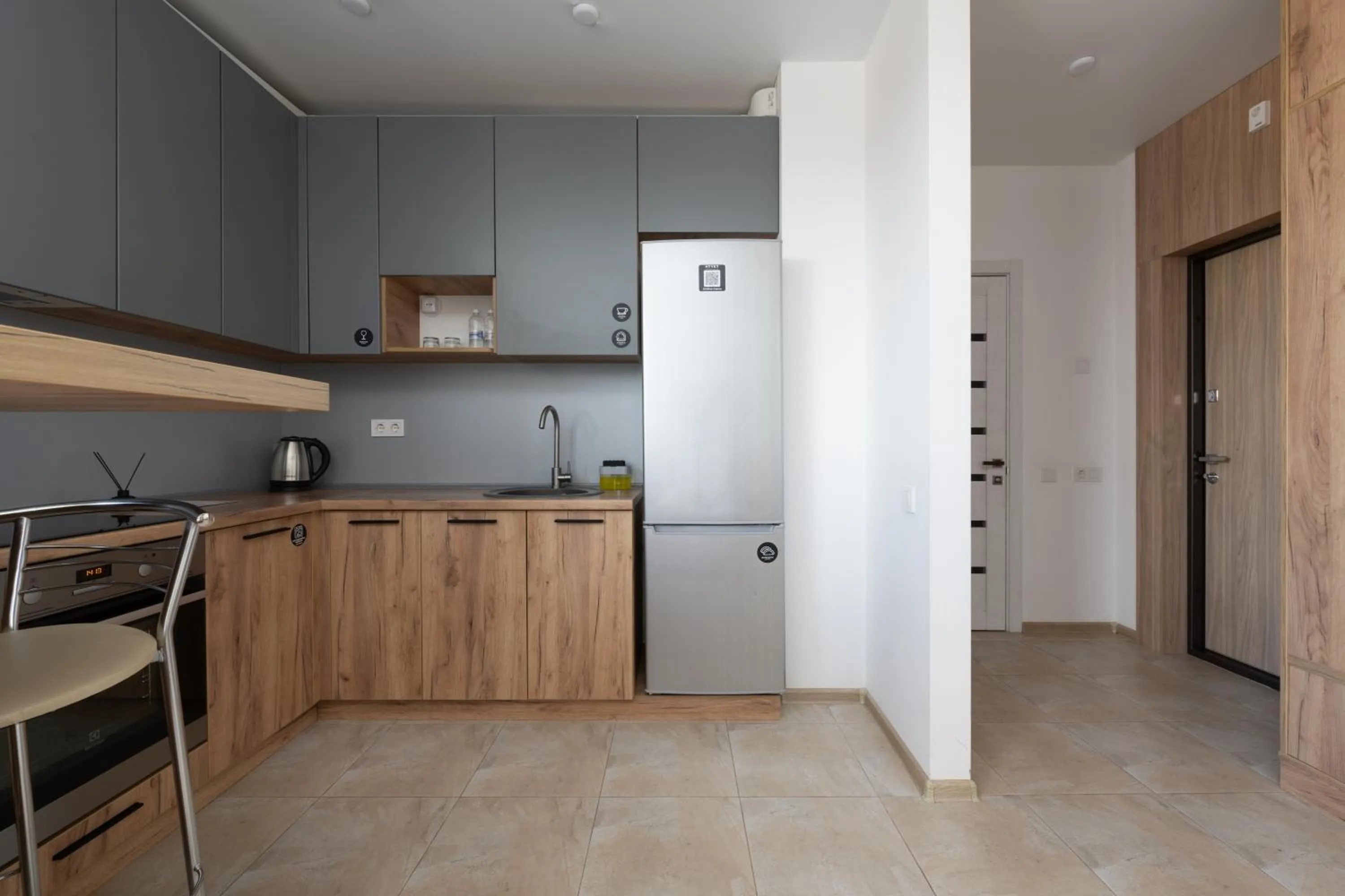 Kitchen or kitchenette in Nyvky Residence