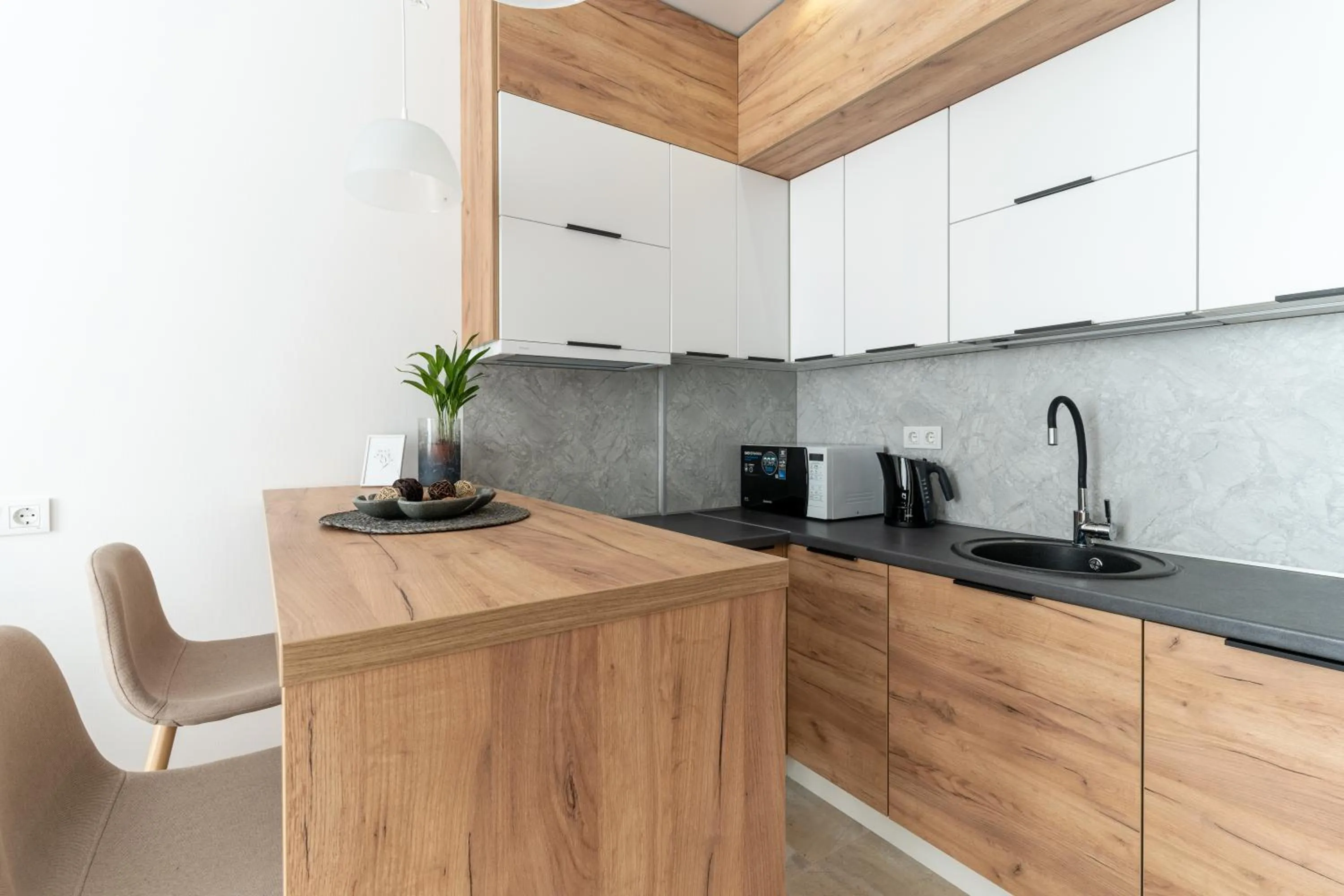 Kitchen or kitchenette in Nyvky Residence