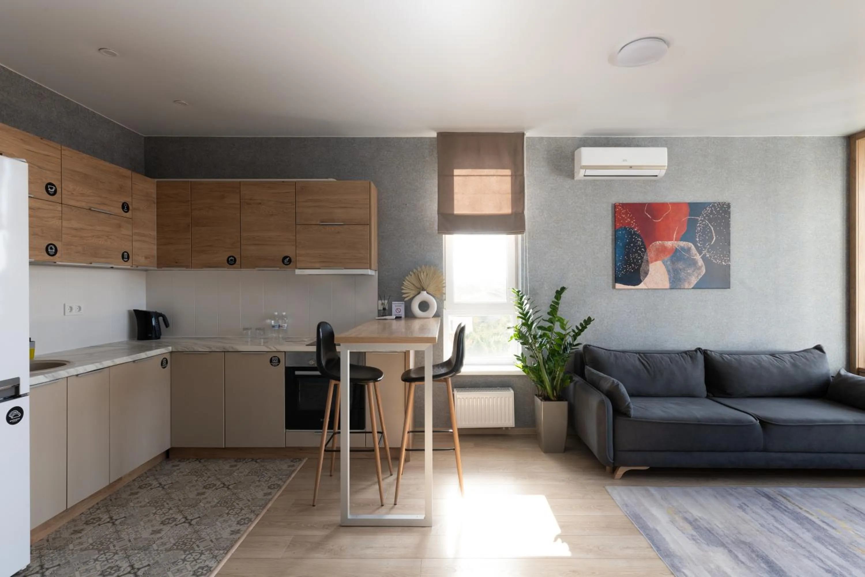 Kitchen or kitchenette in Nyvky Residence