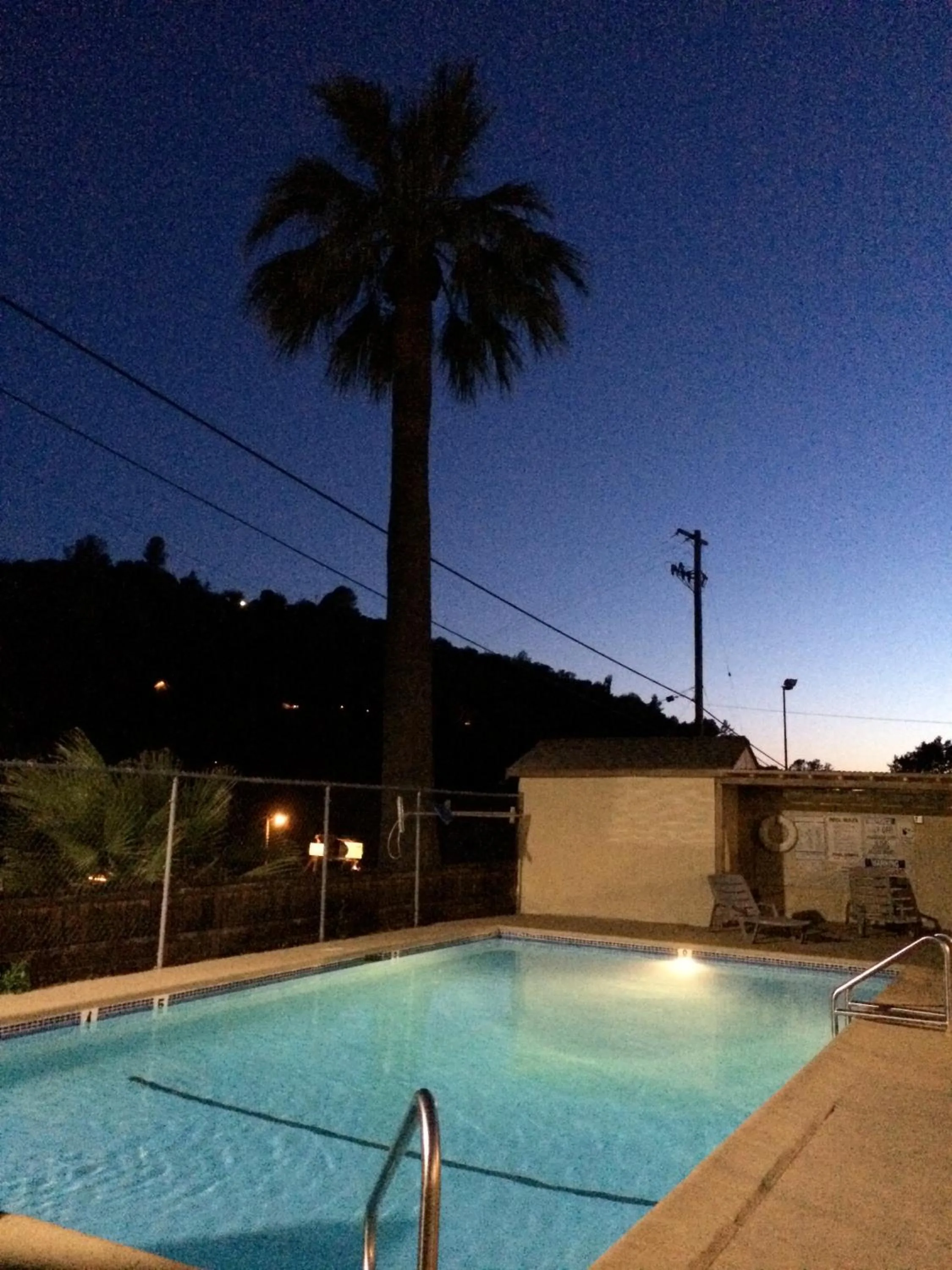 Swimming Pool in Miners Motel Jamestown