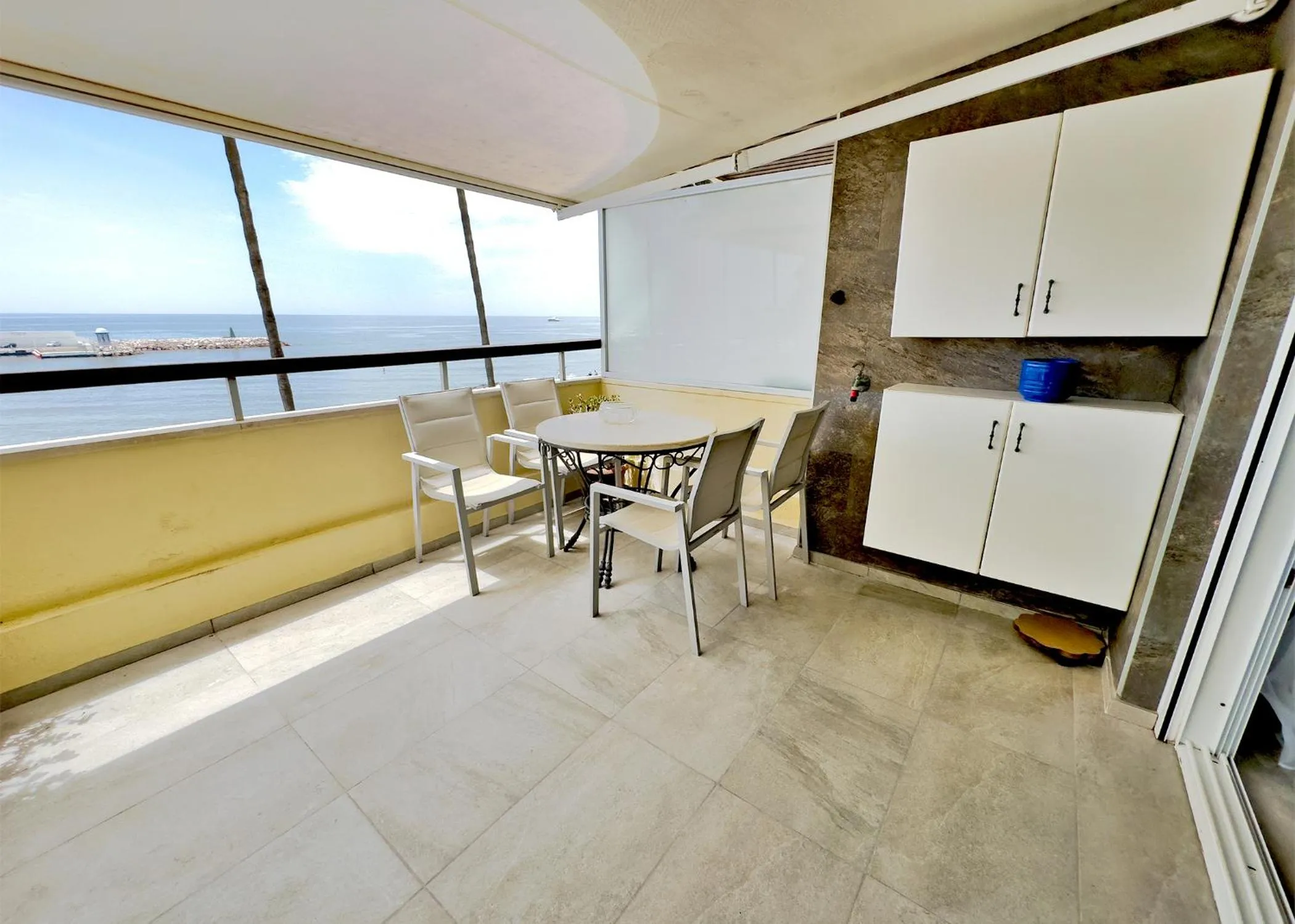Balcony/Terrace in Amazing Sea Views over Marbella Port