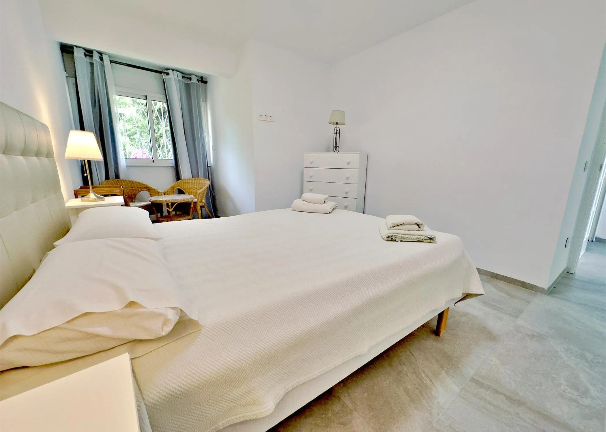 Bedroom, Bed in Amazing Sea Views over Marbella Port