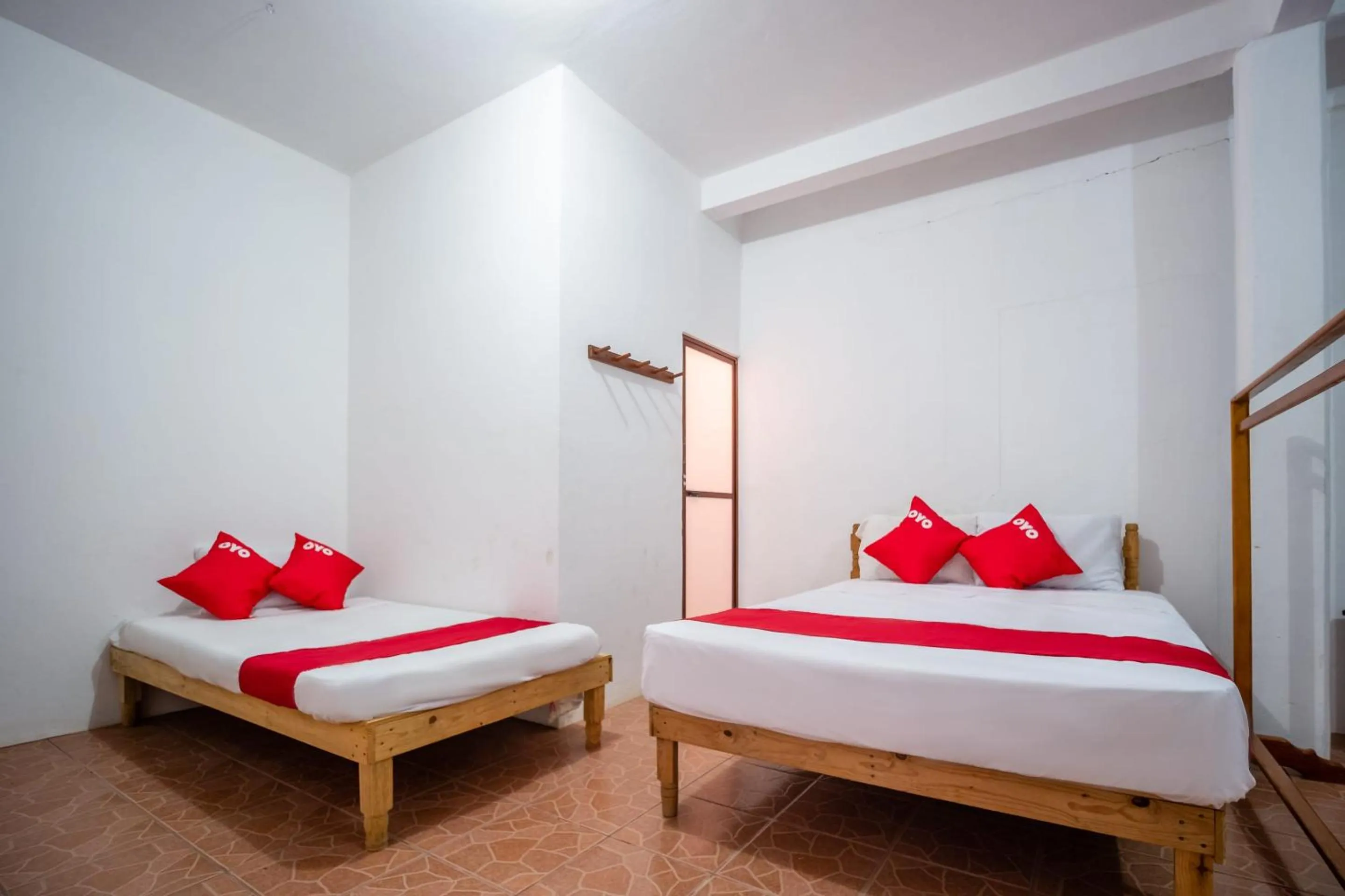 Bedroom, Bed in OYO Cabañas Abril, Mazunte