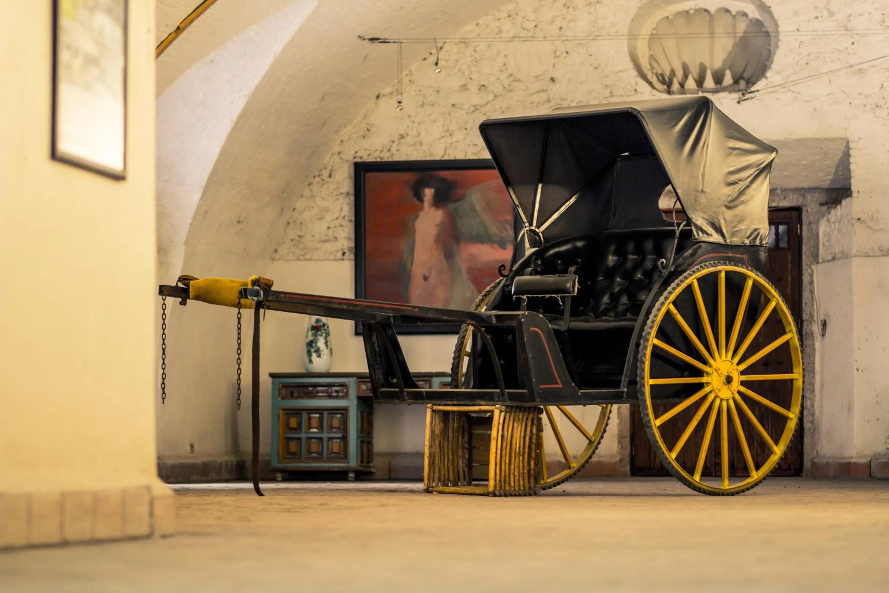 Decorative detail in Hacienda San Gabriel de las Palmas
