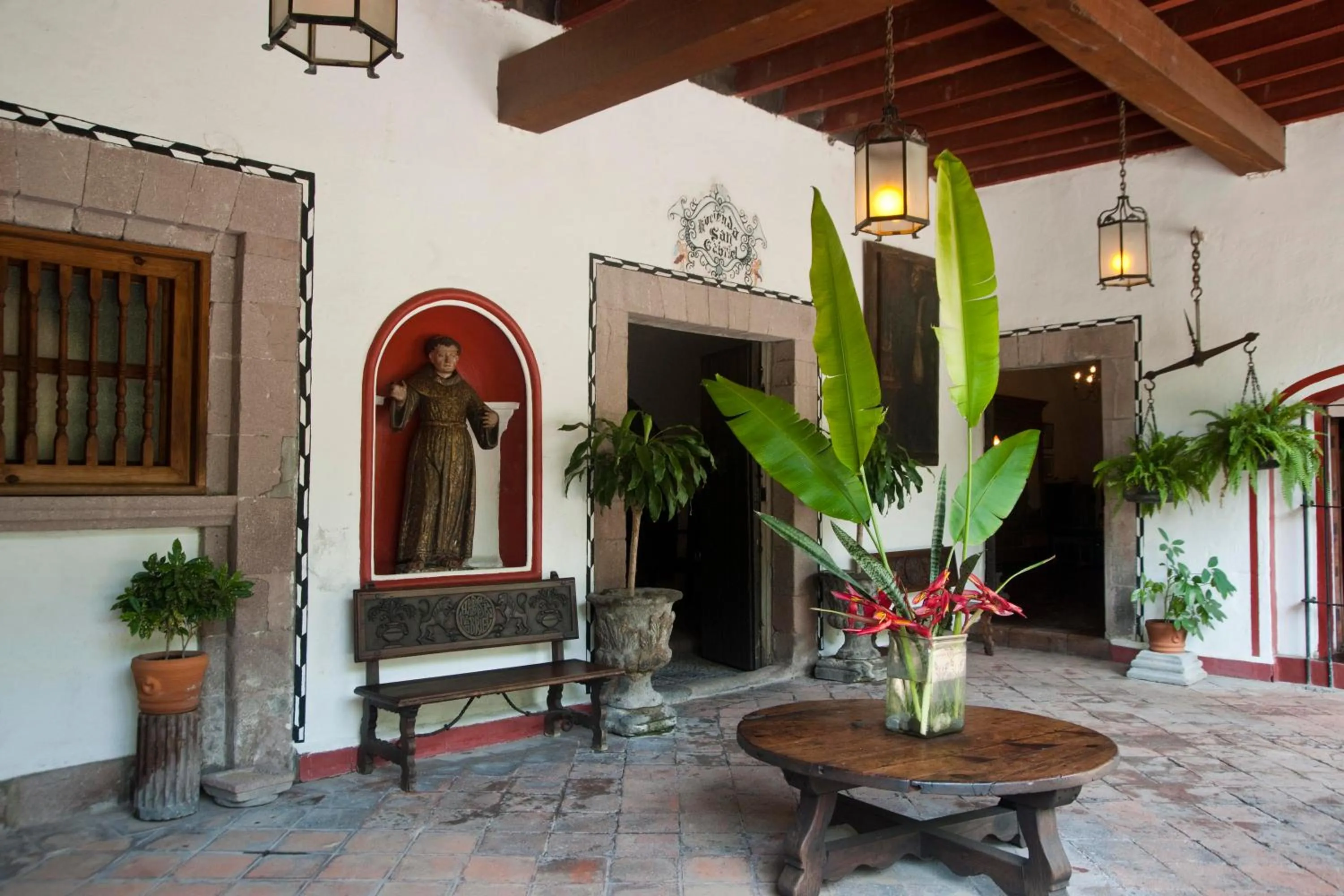 Lobby or reception in Hacienda San Gabriel de las Palmas