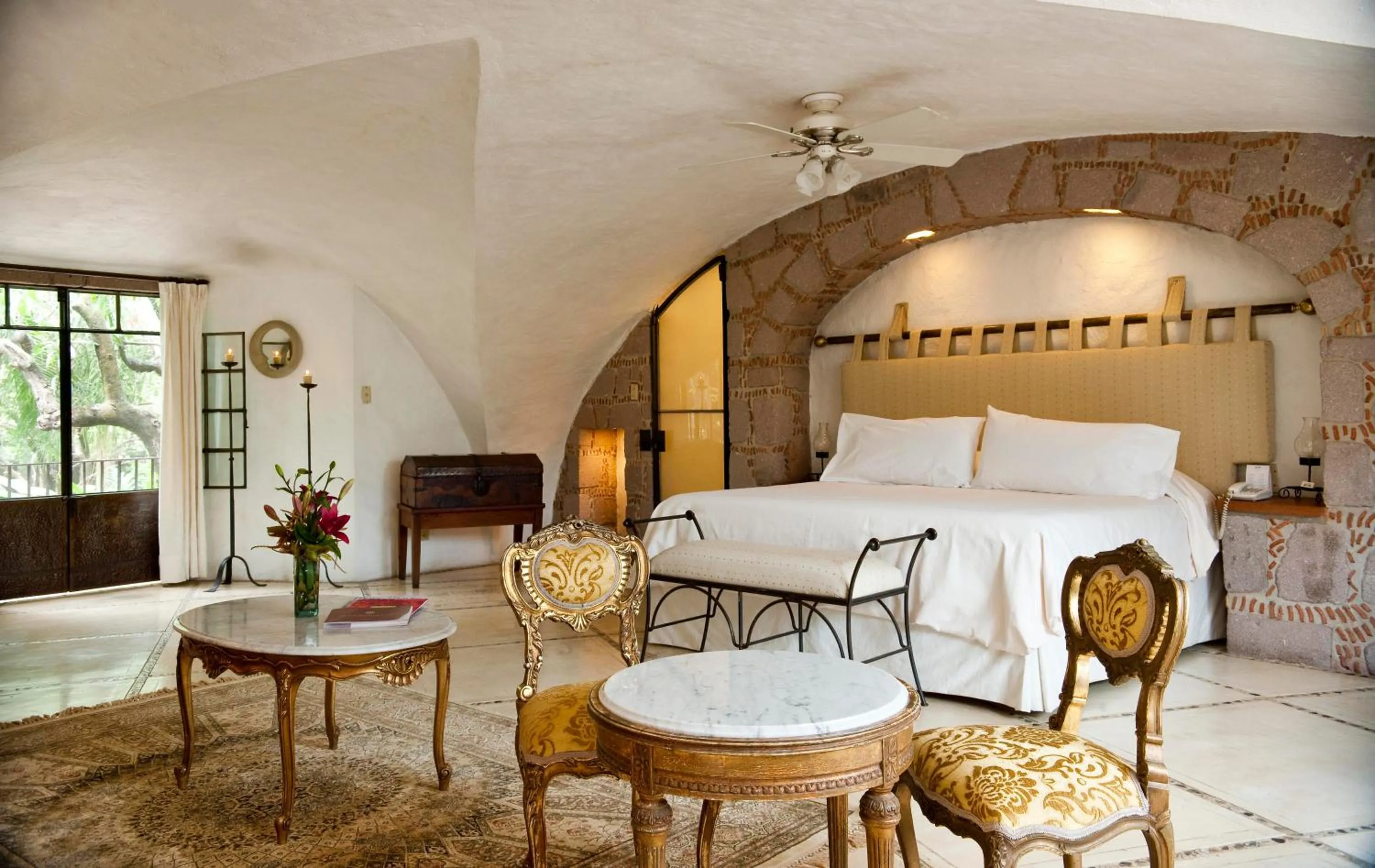 Bed in Hacienda San Gabriel de las Palmas