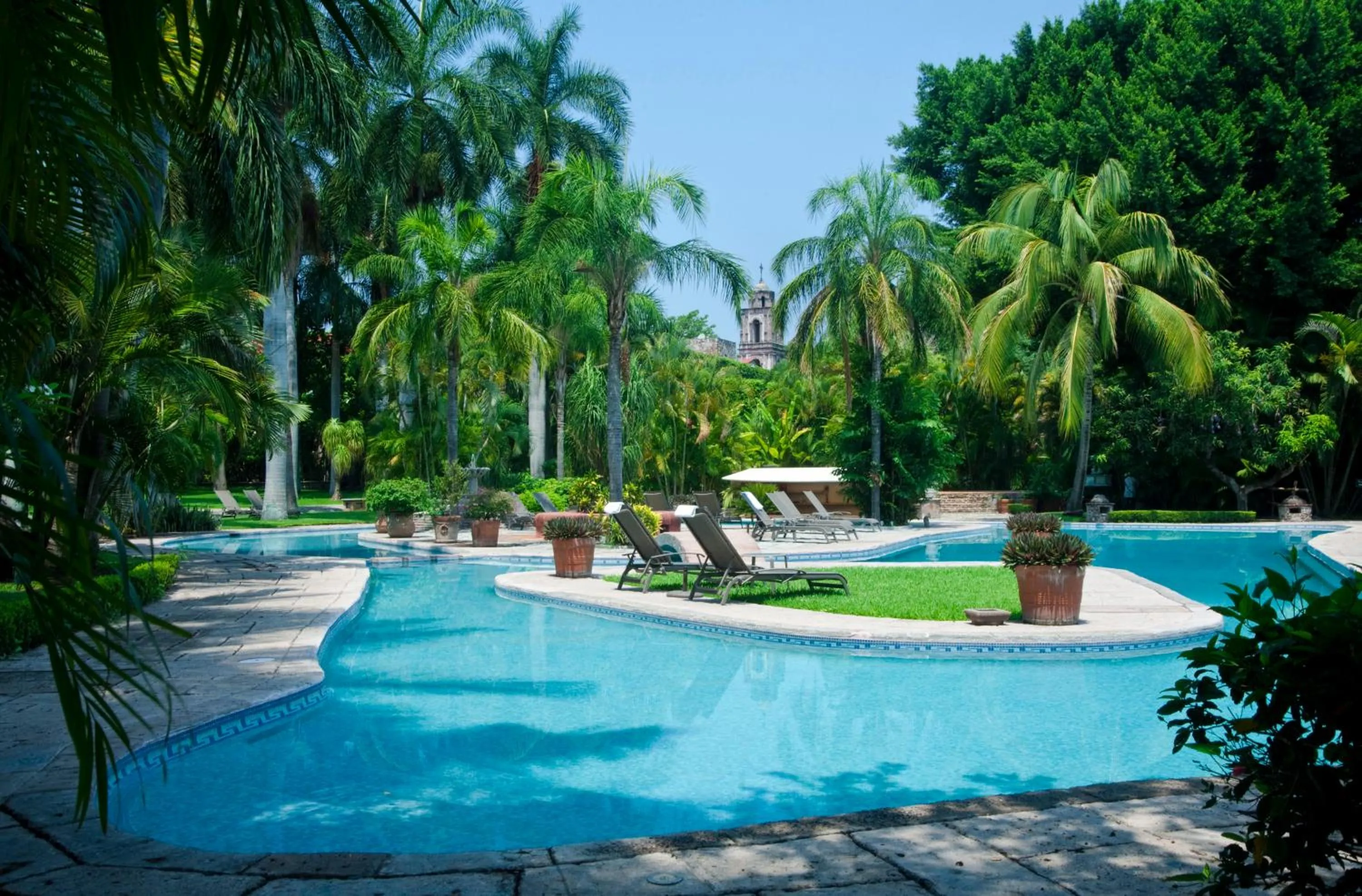 Swimming pool in Hacienda San Gabriel de las Palmas