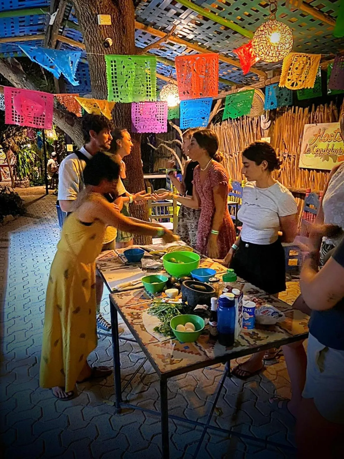 Food and drinks in Hostel Candelaria