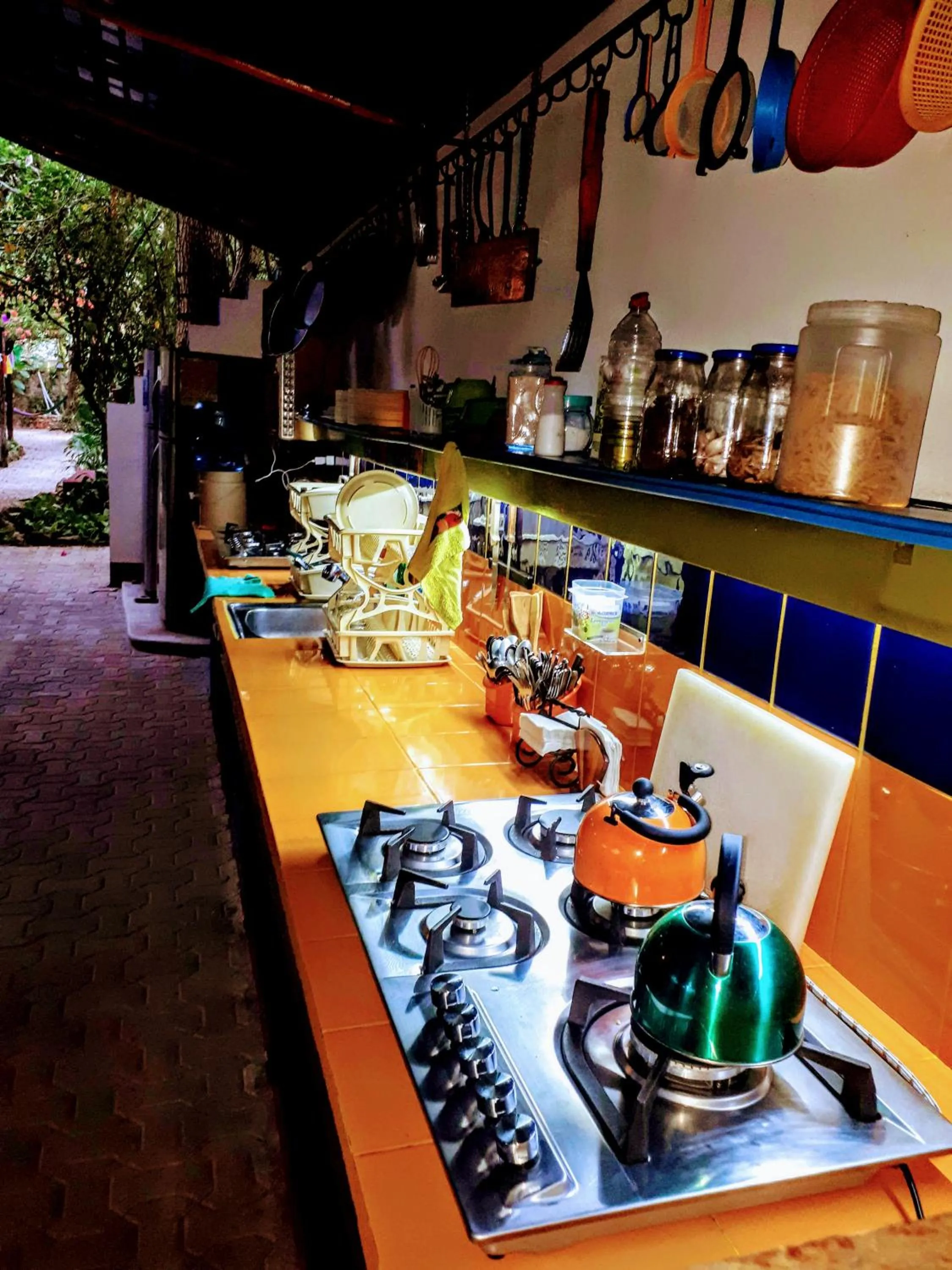 Communal kitchen in Hostel Candelaria