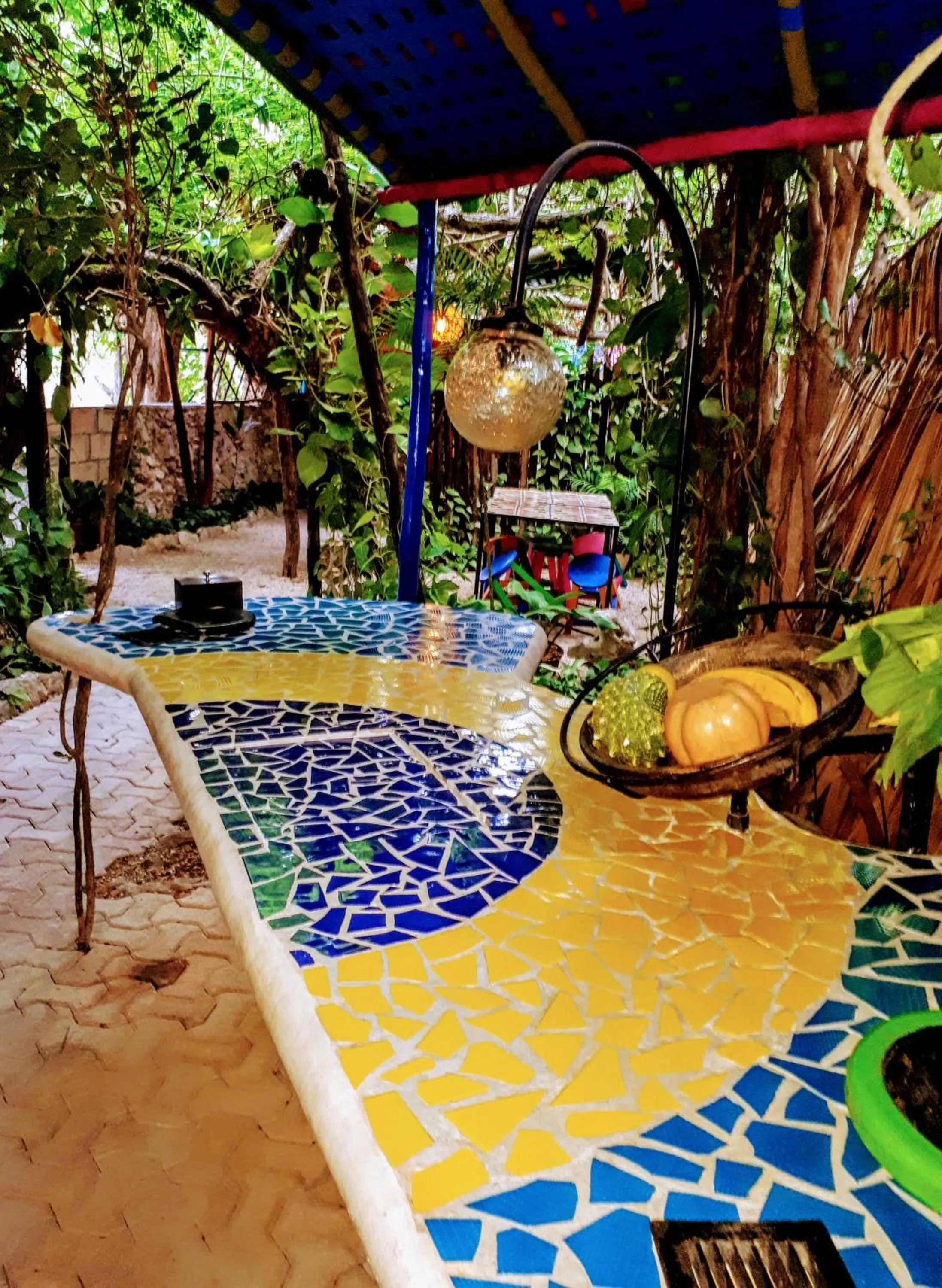 Dining area in Hostel Candelaria