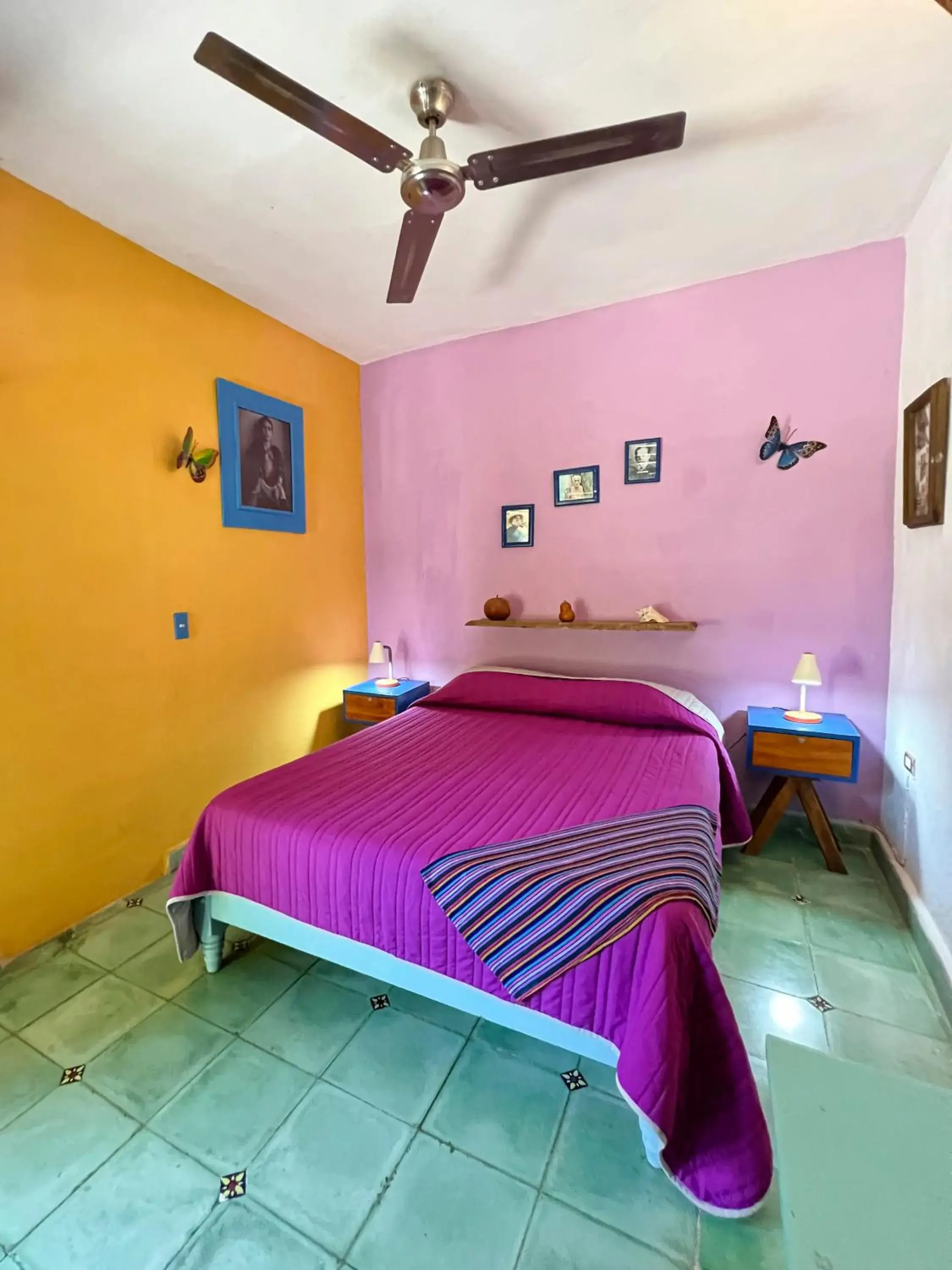 Double Room with Shared External Bathroom and Terrace in Hostel Candelaria Double Room with Shared External Bathroom and Terrace in Hostel Candelaria