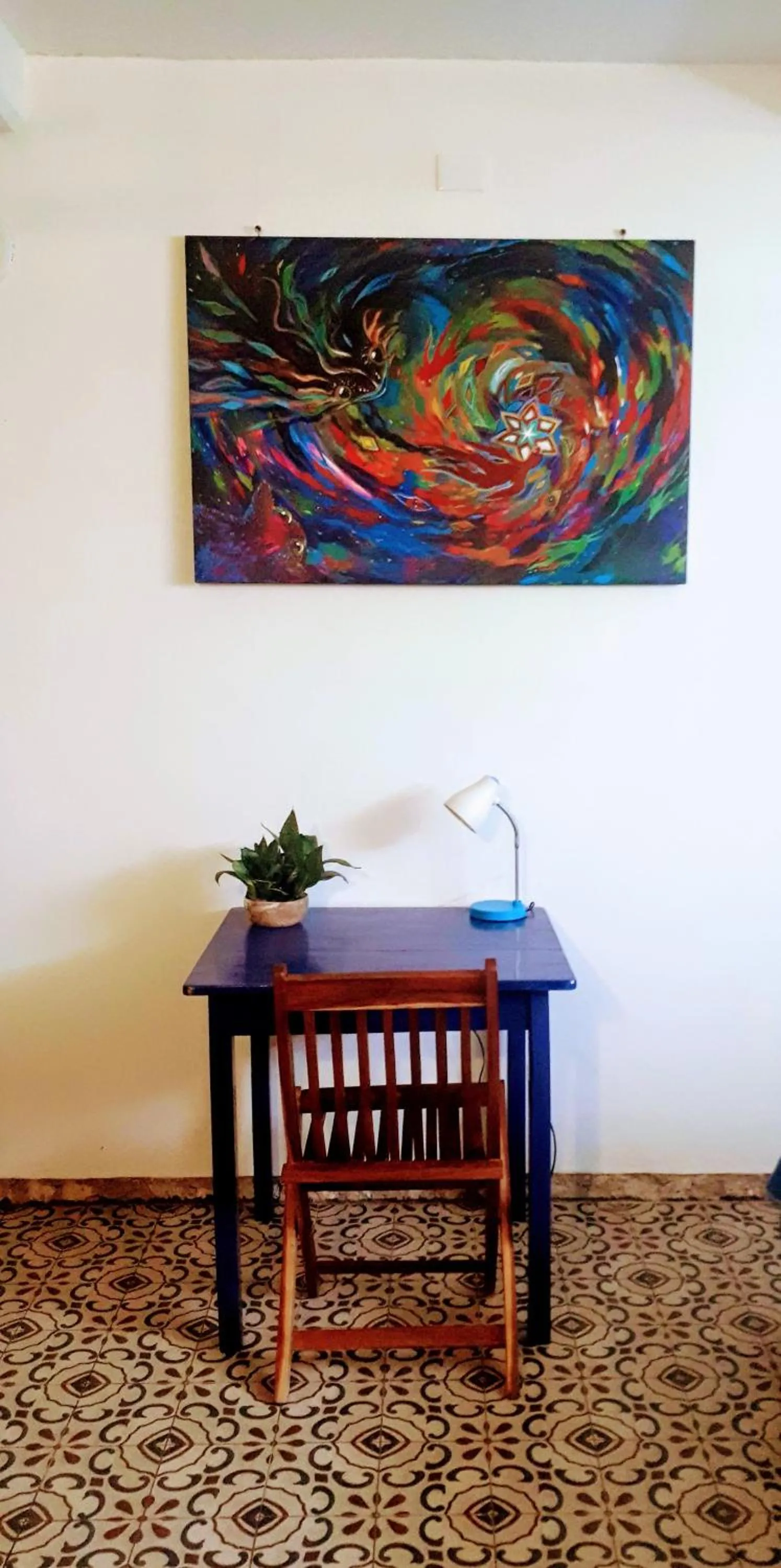 Decorative detail in Hostel Candelaria