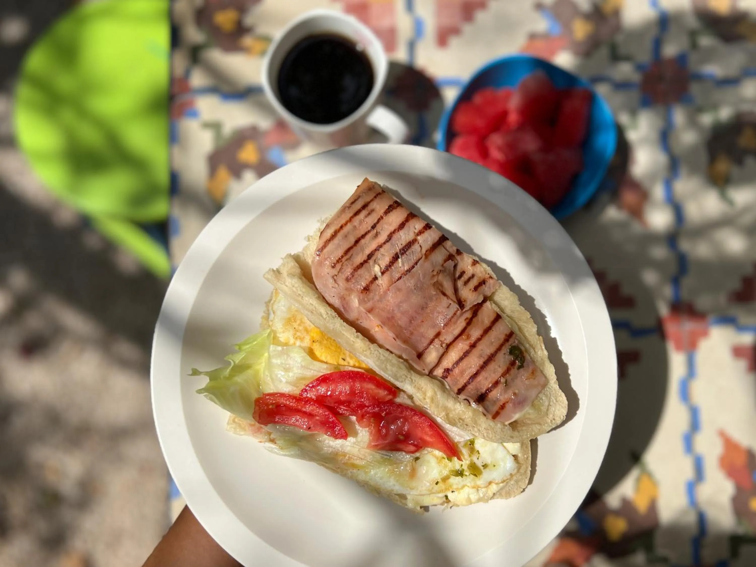 Breakfast in Hostel Candelaria