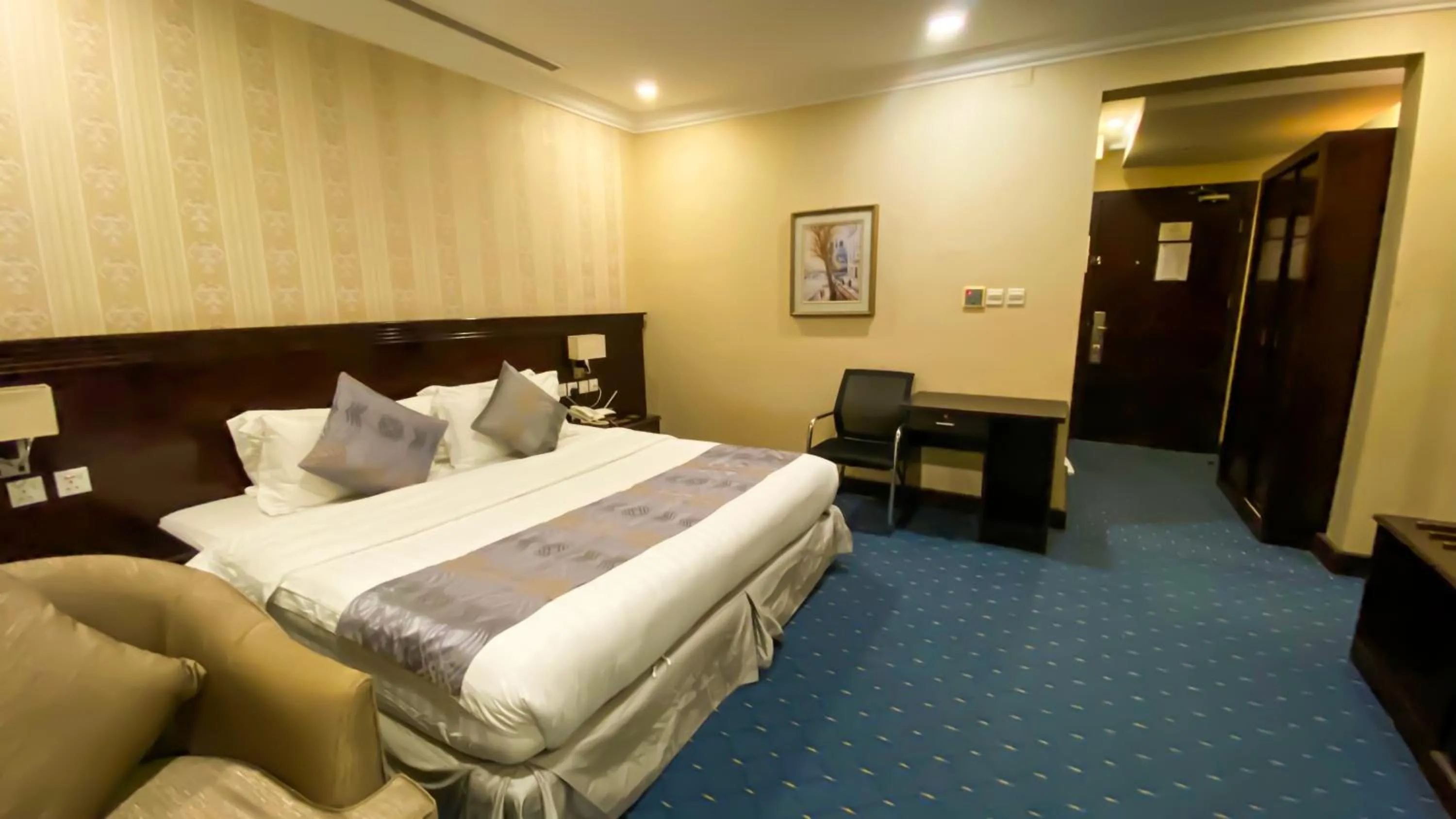 Bed in Al Maali Hotel Jazan