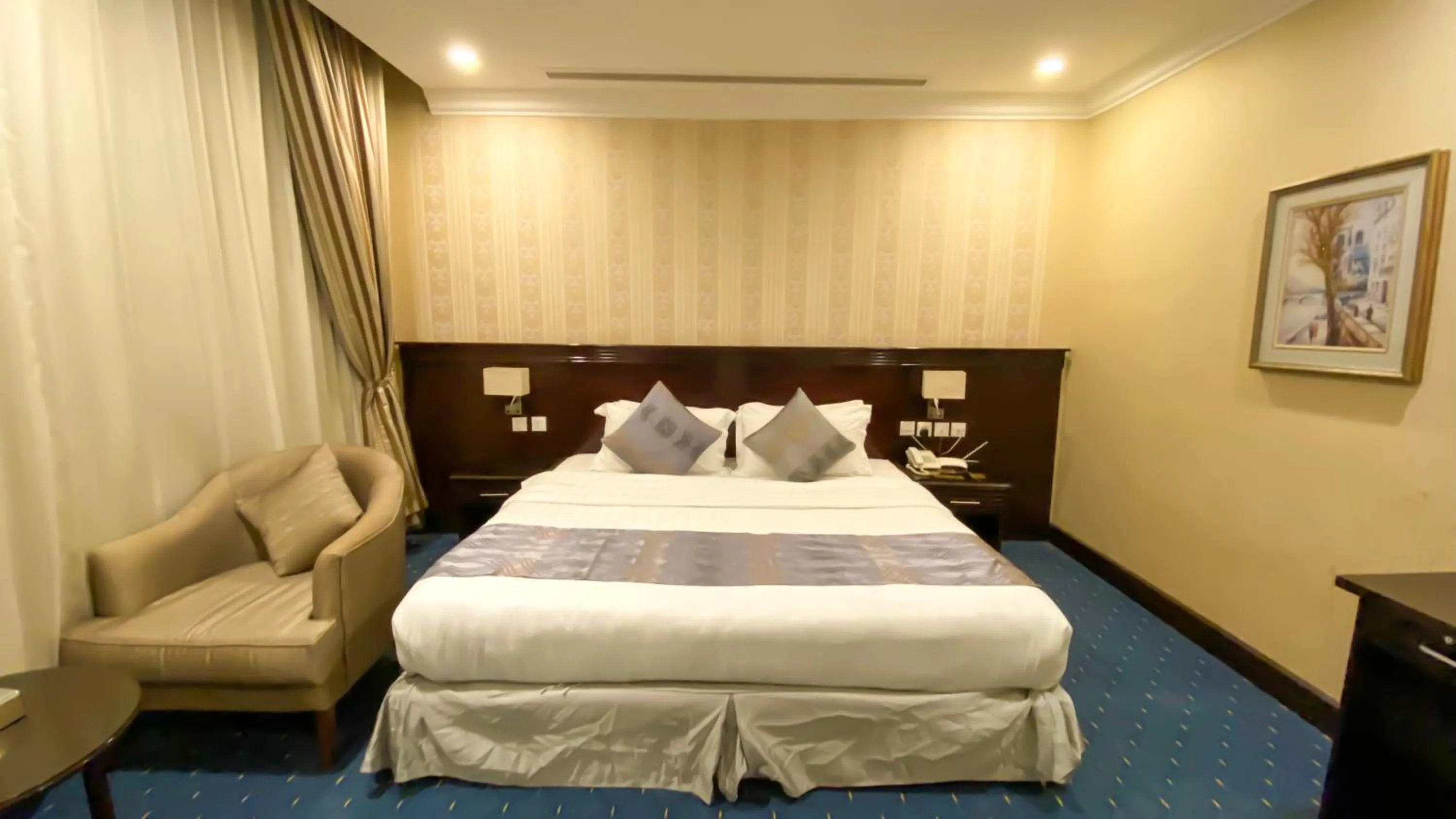 Bed in Al Maali Hotel Jazan
