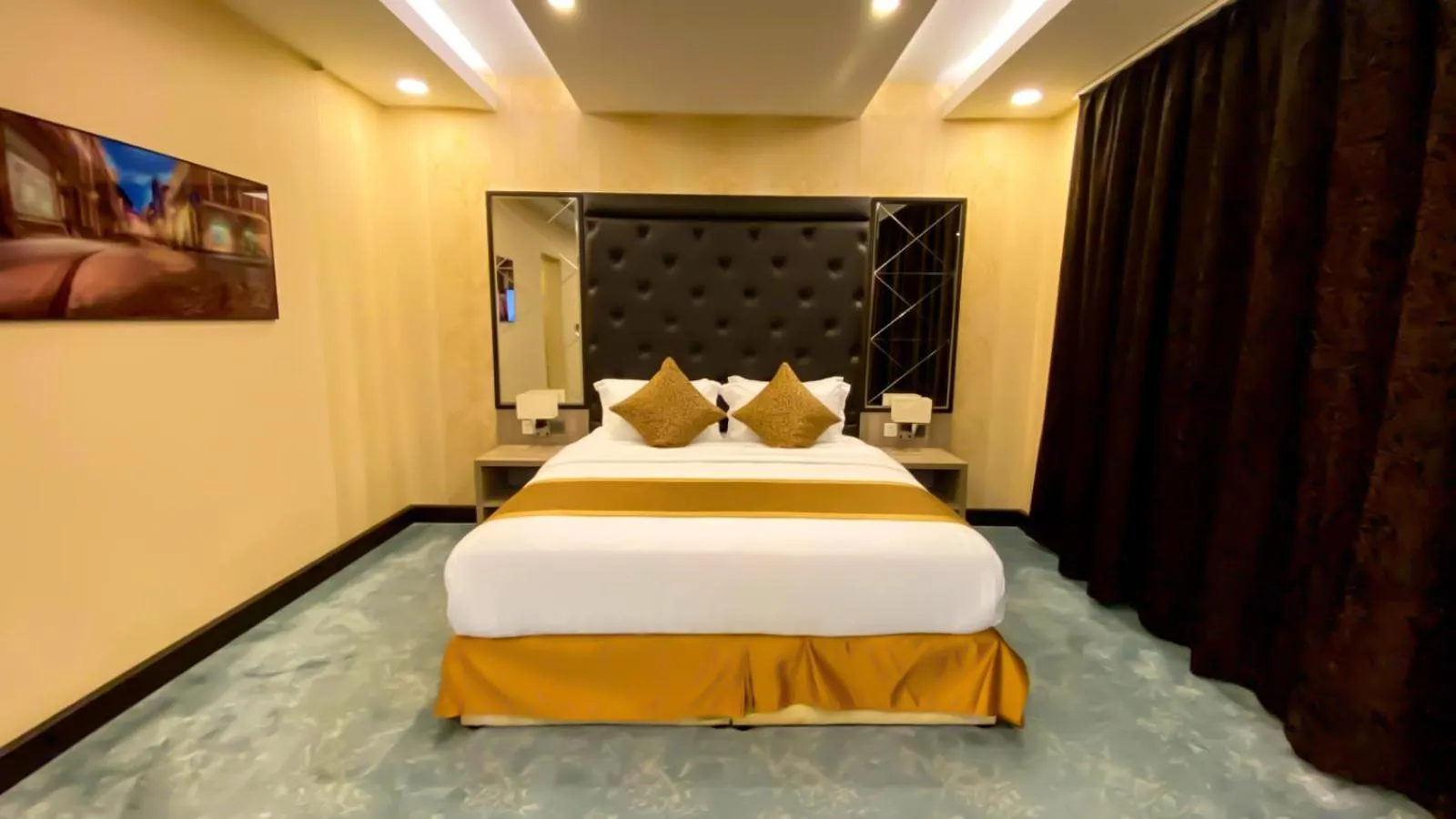 Bed in Al Maali Hotel Jazan