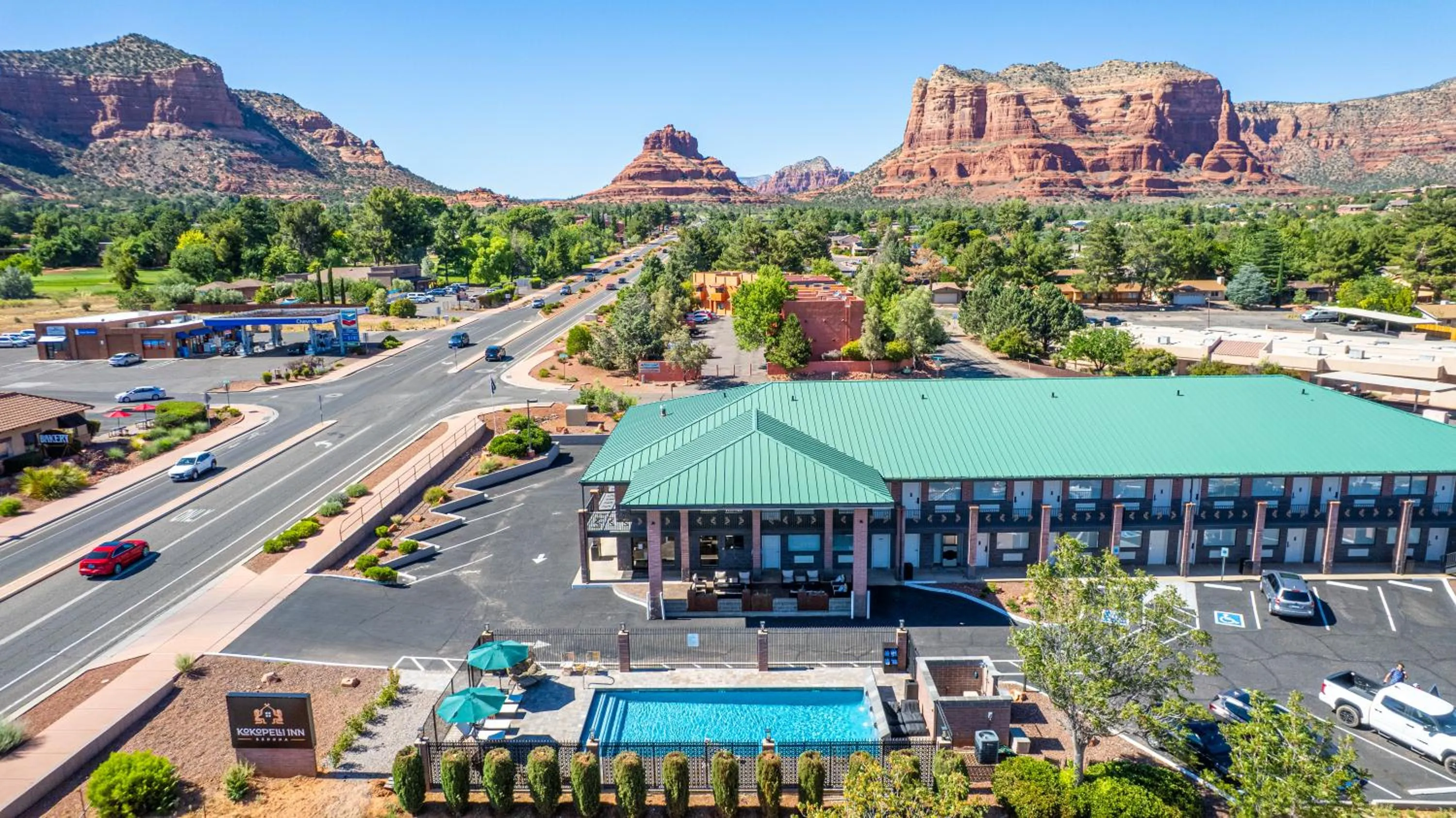 Mountain view in Kokopelli Inn Sedona, Trademark Collection by Wyndham