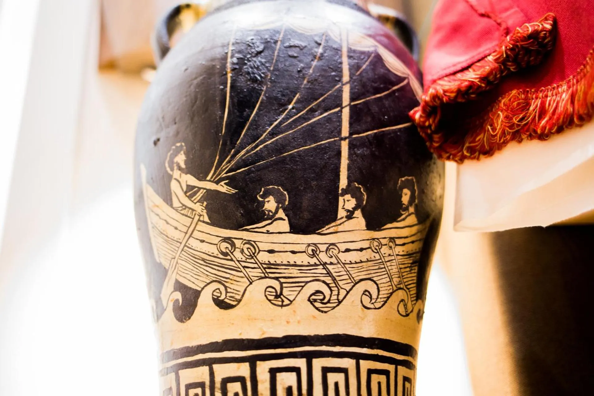 Decorative detail in B&B Sosta Flegrea