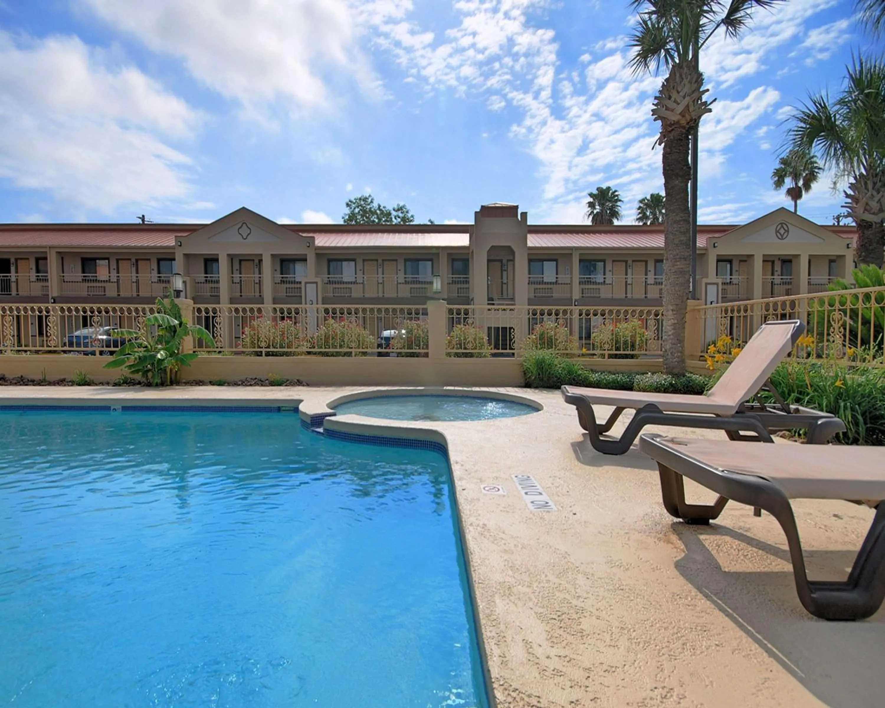 Pool view in Americas Best Value Inn Kingsville