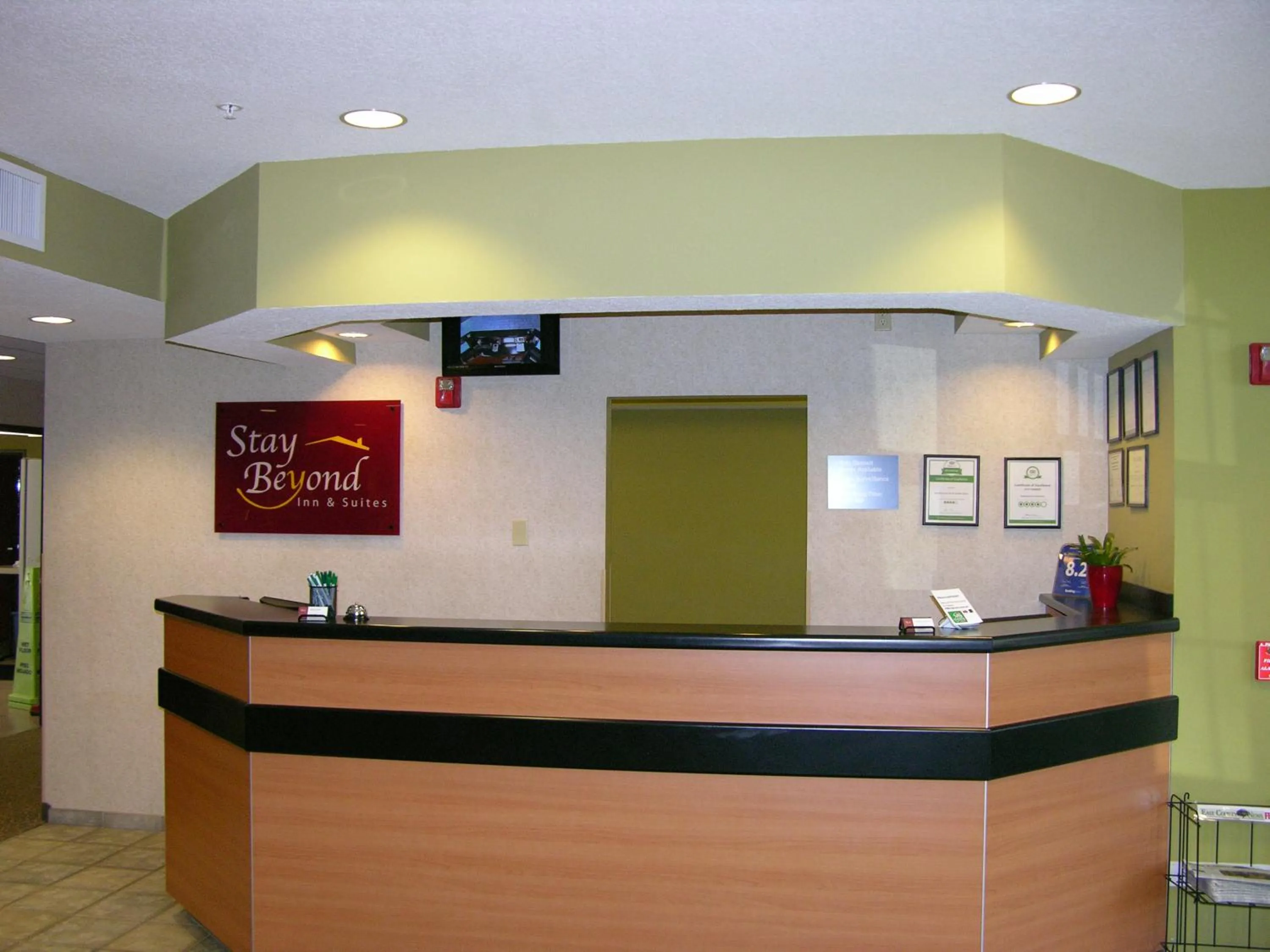 Lobby or reception in Stay Beyond Inn & Suites