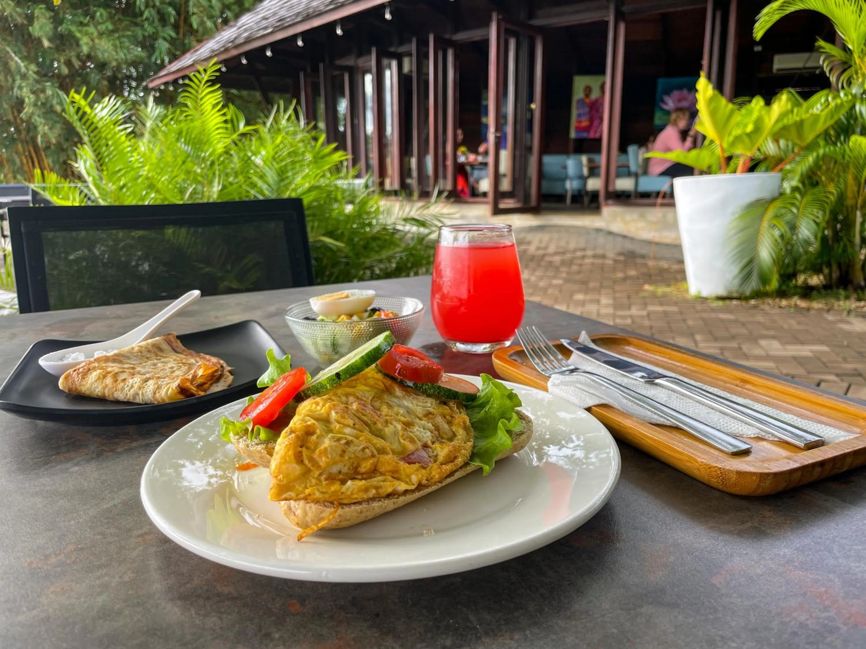 Restaurant/places to eat in Houttuyn Wellness River Resort