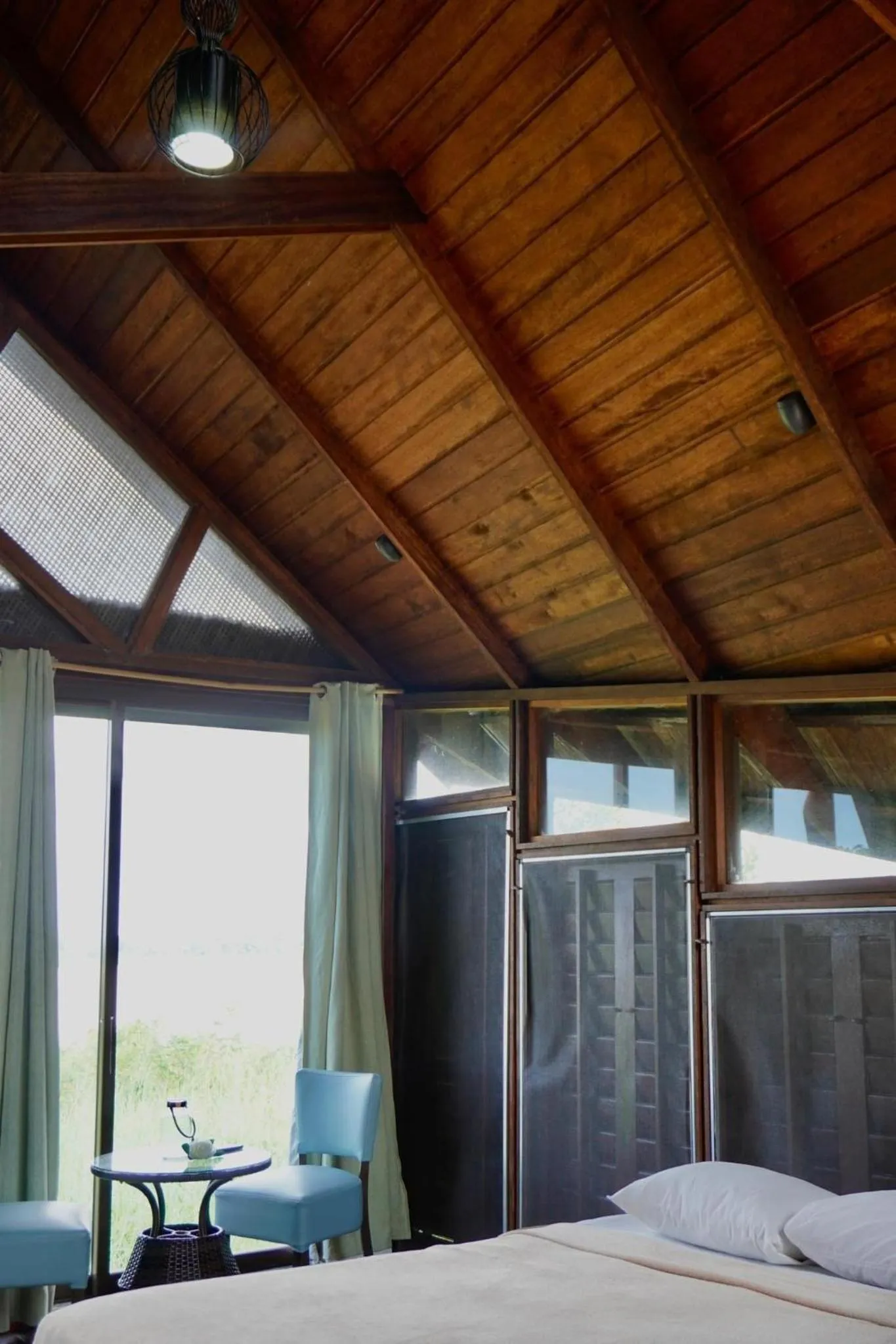 Bed in Houttuyn Wellness River Resort