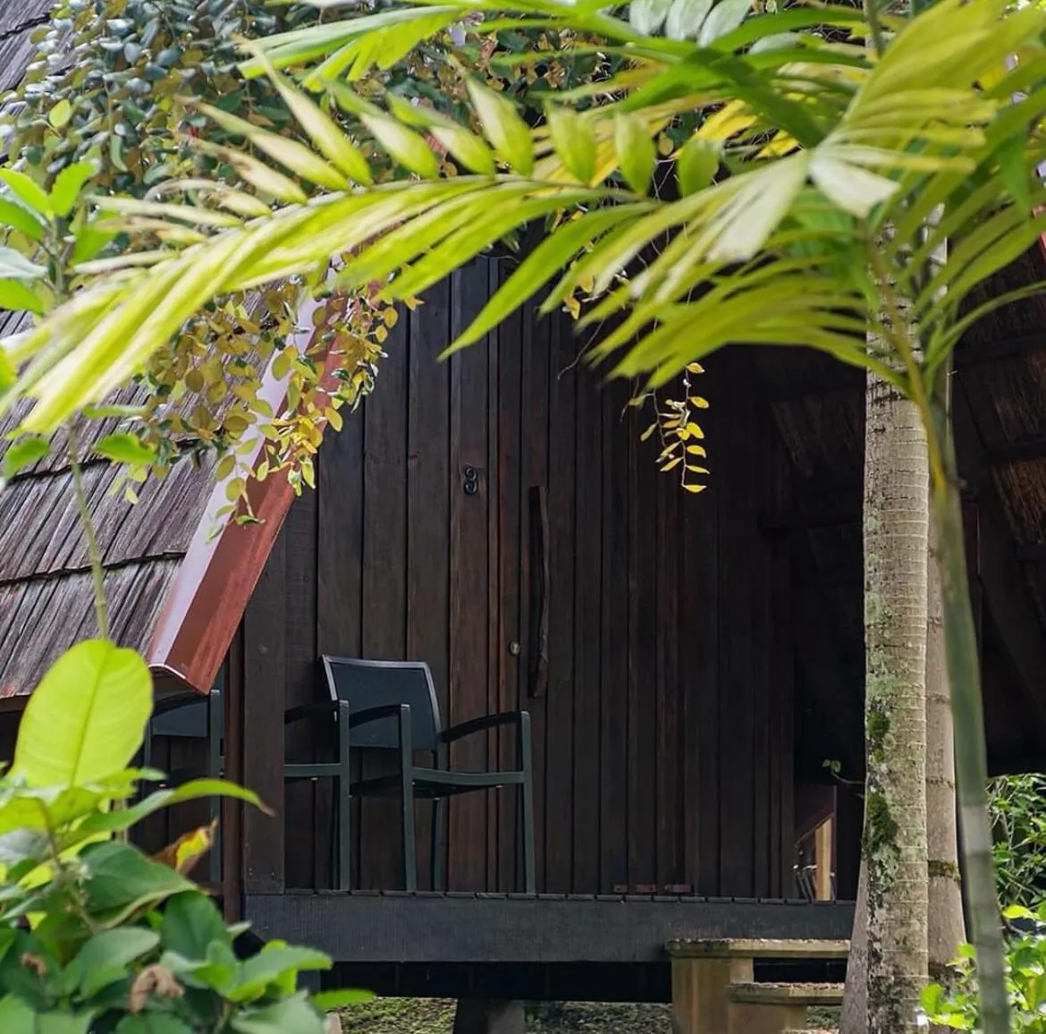 Garden view in Houttuyn Wellness River Resort