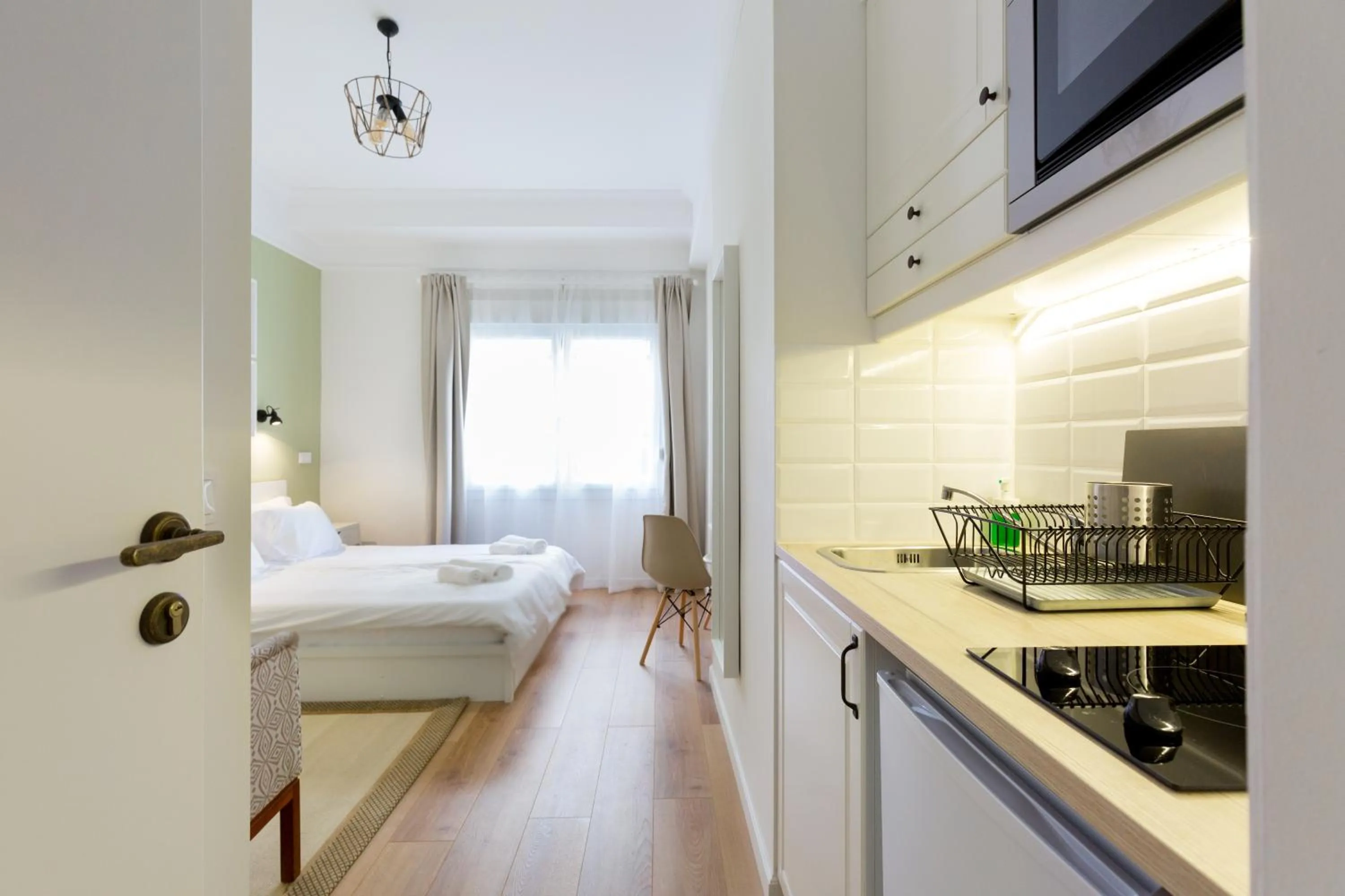 Kitchen or kitchenette, Bed in Dinostratus House