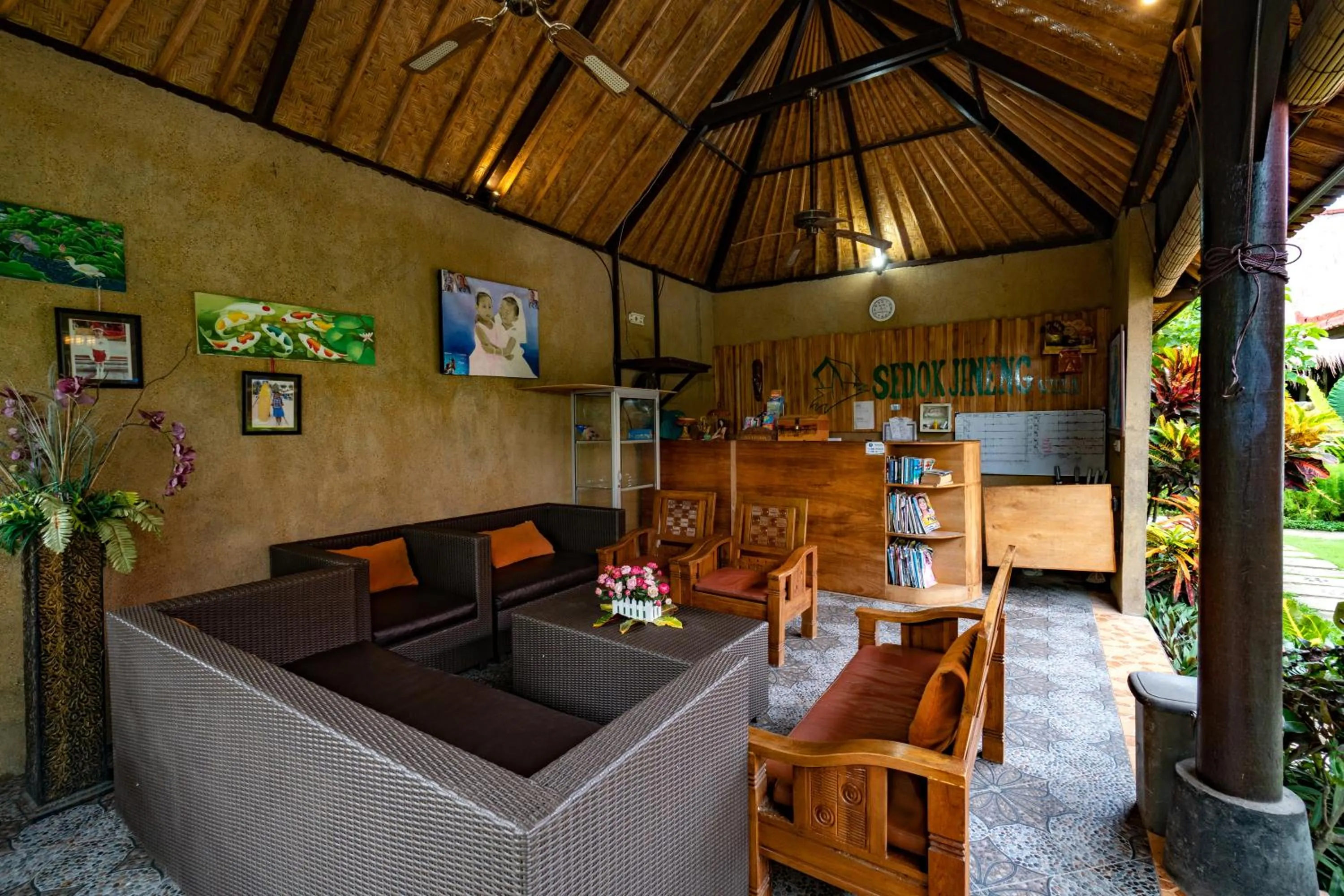 Lobby or reception in Sedok Jineng Villa Lembongan