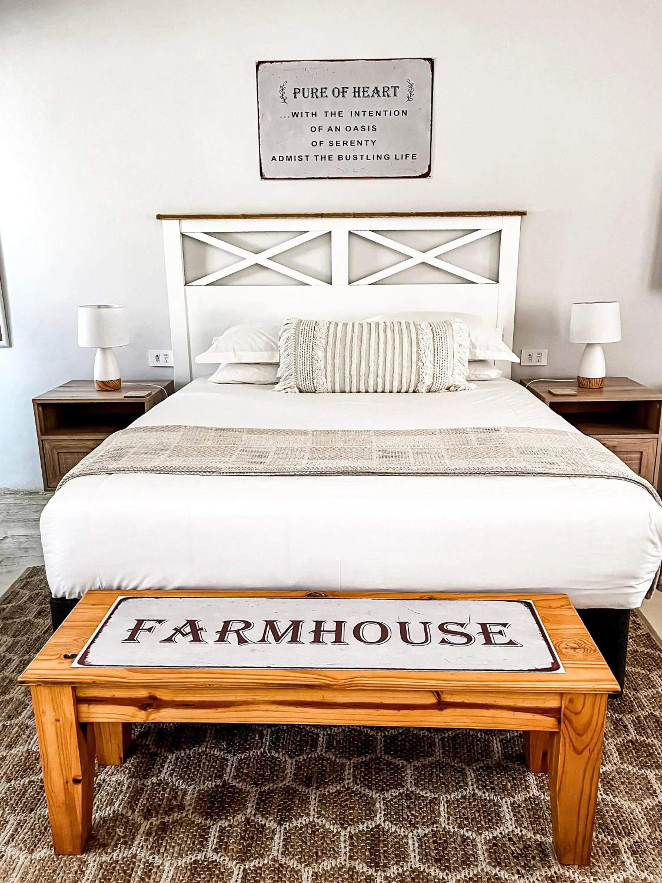Bed in Modern Farm