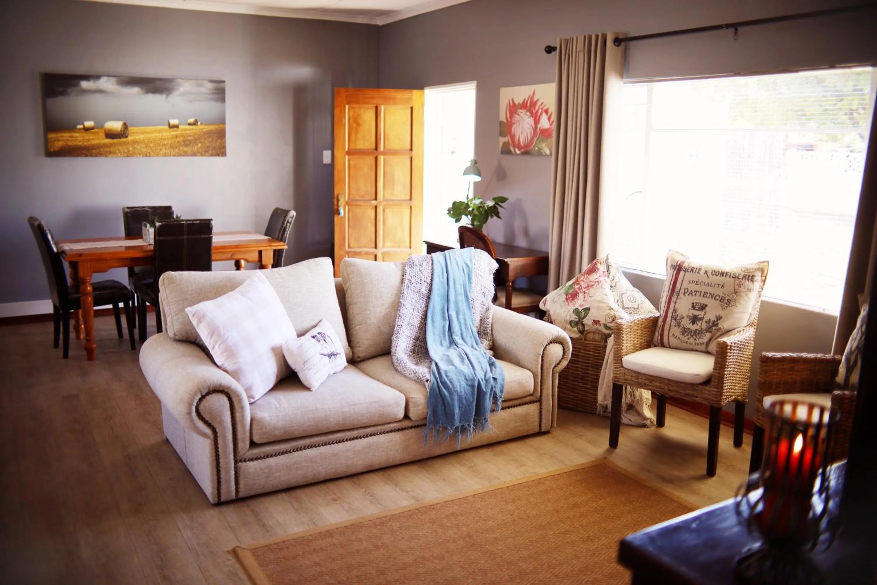 Seating area in Modern Farm