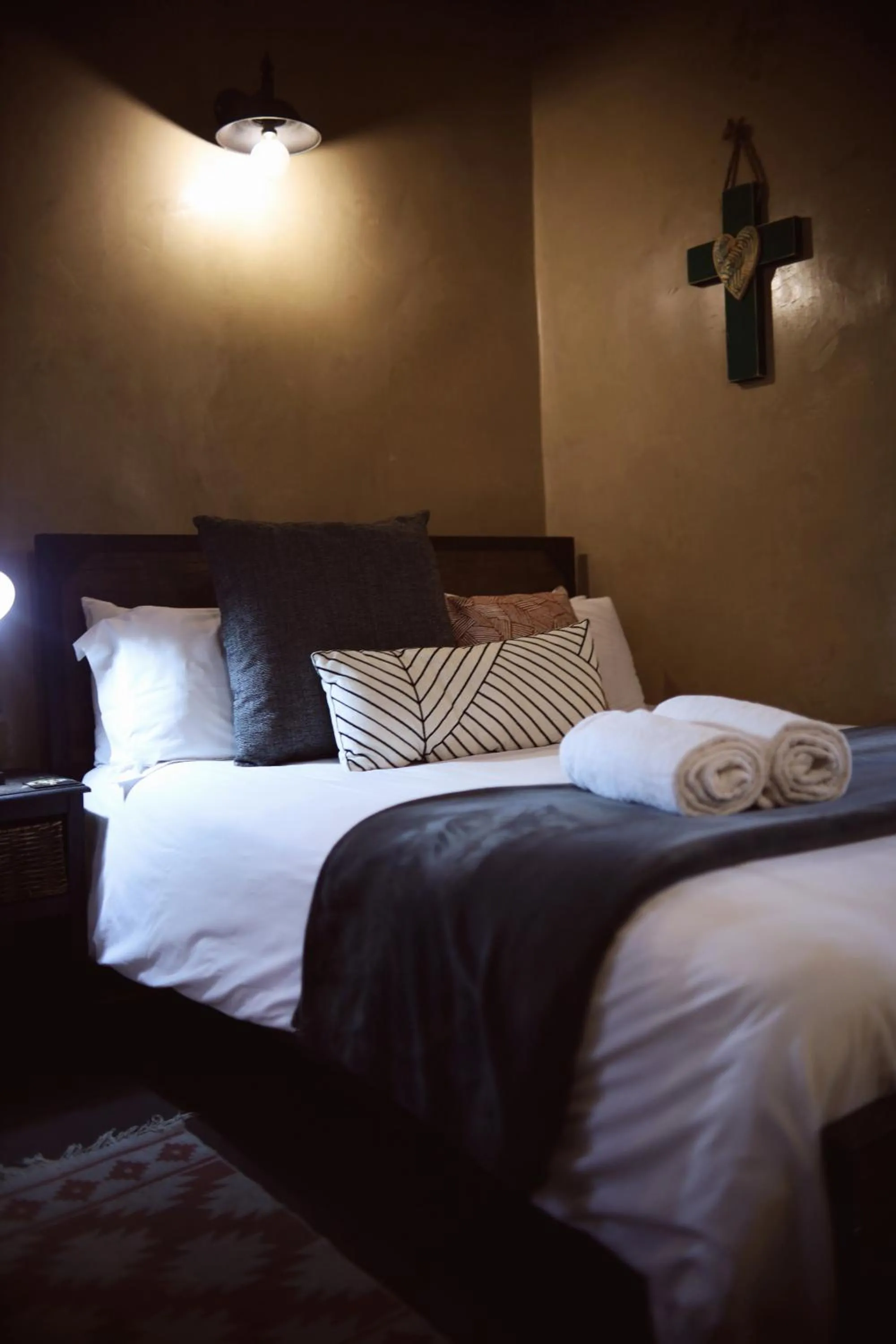 Bedroom, Bed in Modern Farm