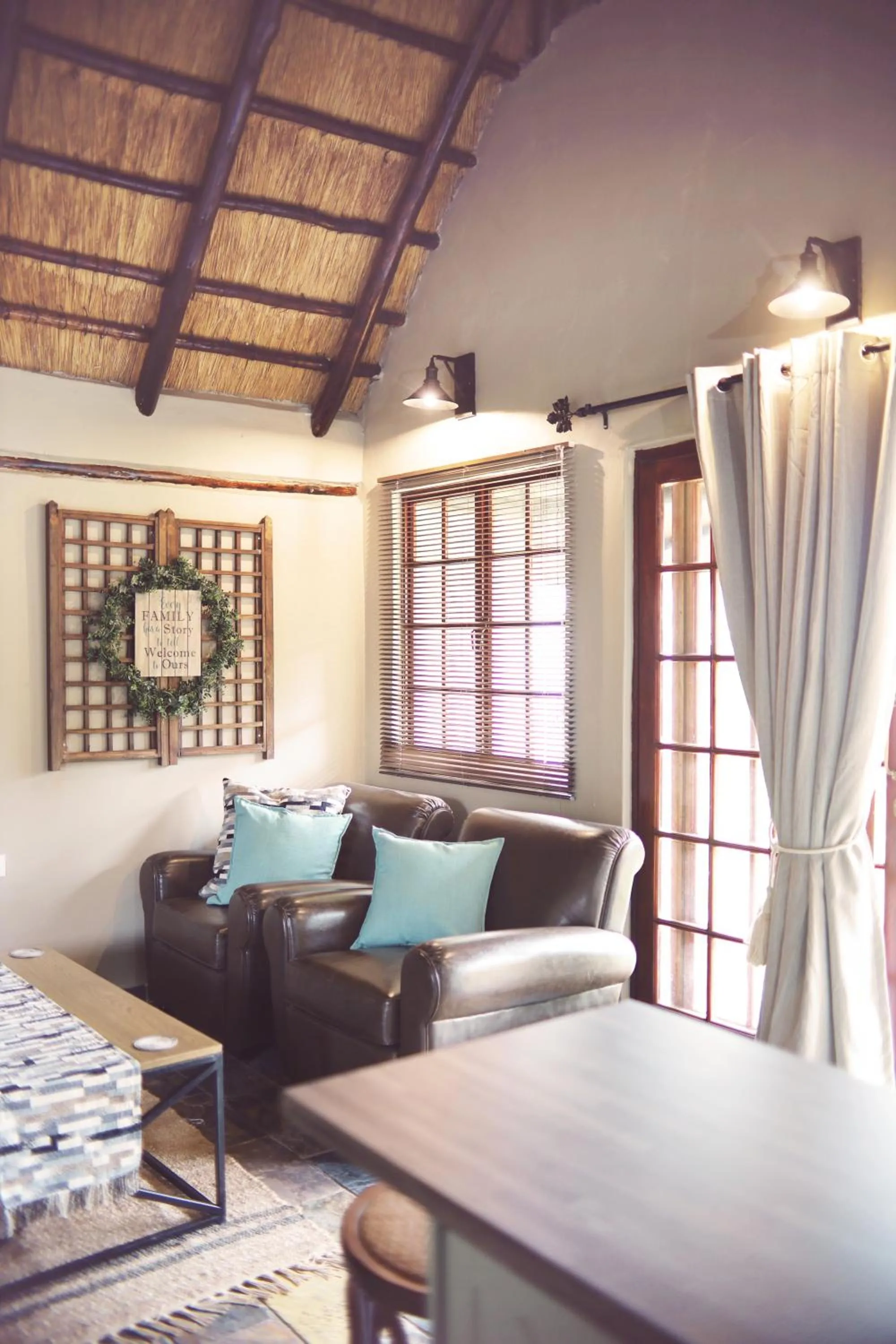 Living room, Bed in Modern Farm