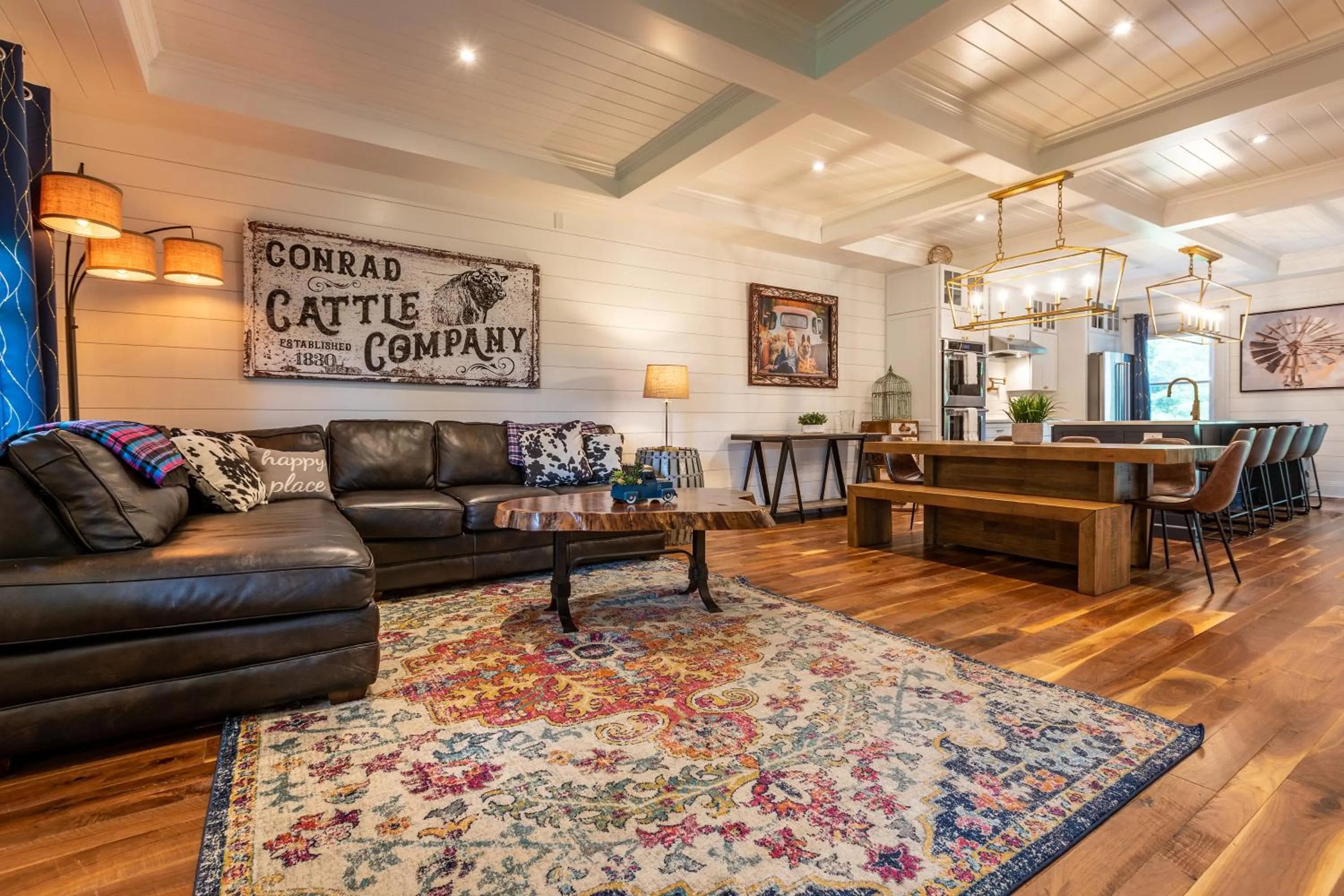 Living room in The Barnstead Inn